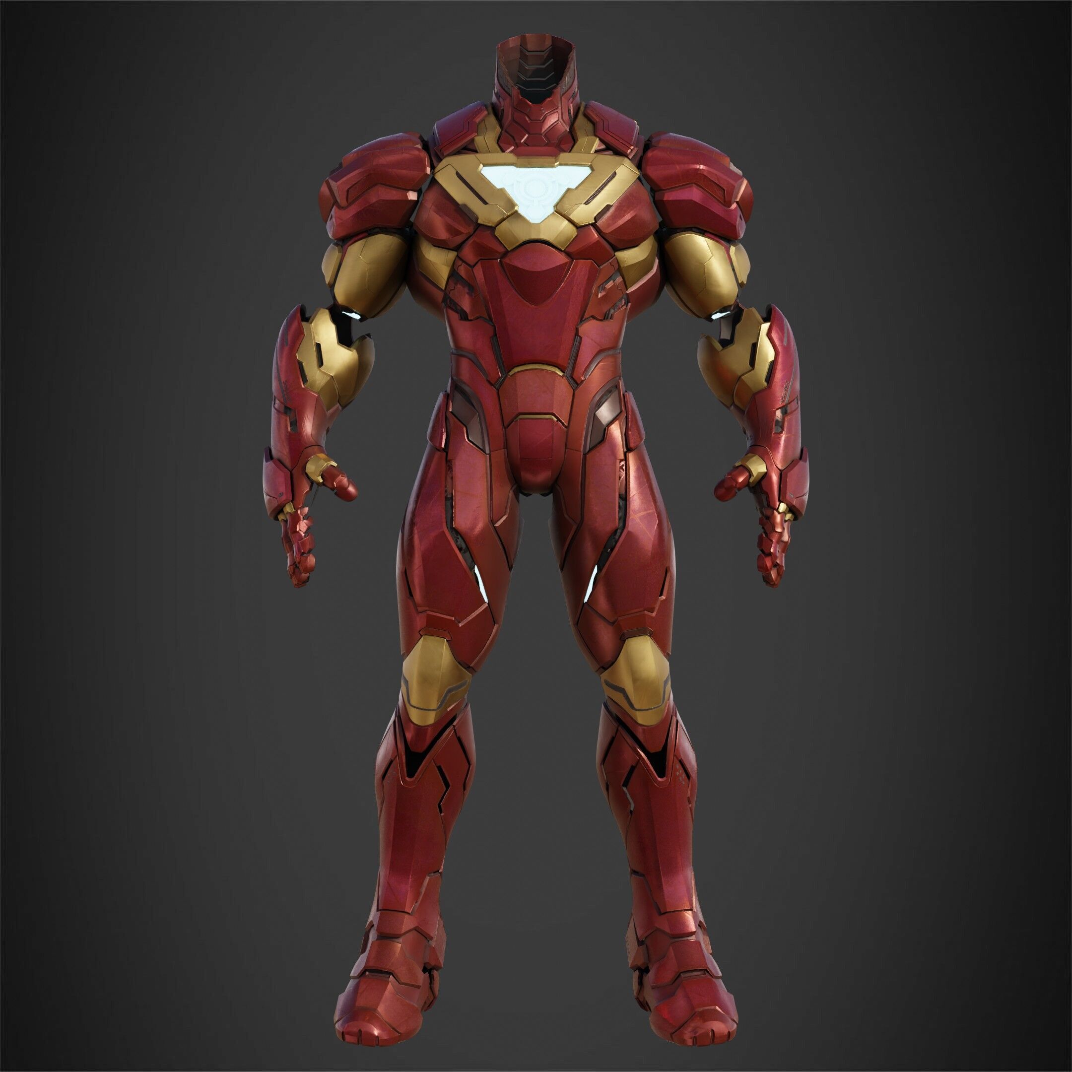 Marvel Rivals Iron Man Armor for Cosplay 3D print model_2