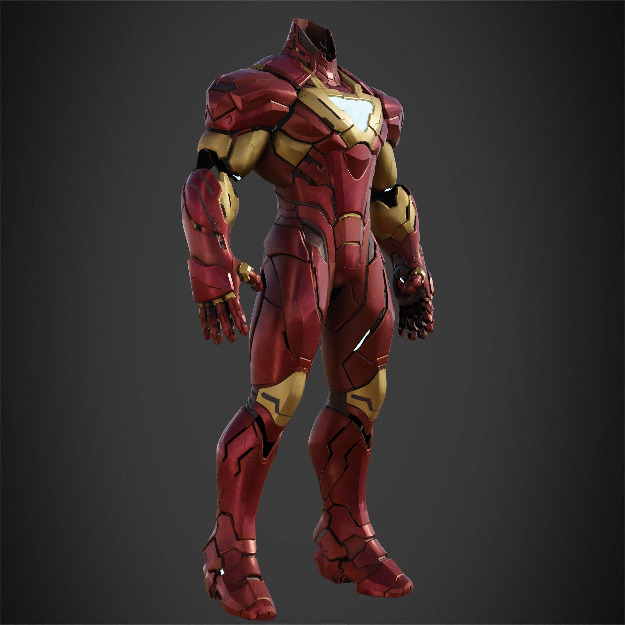 Marvel Rivals Iron Man Armor for Cosplay 3D print model_9