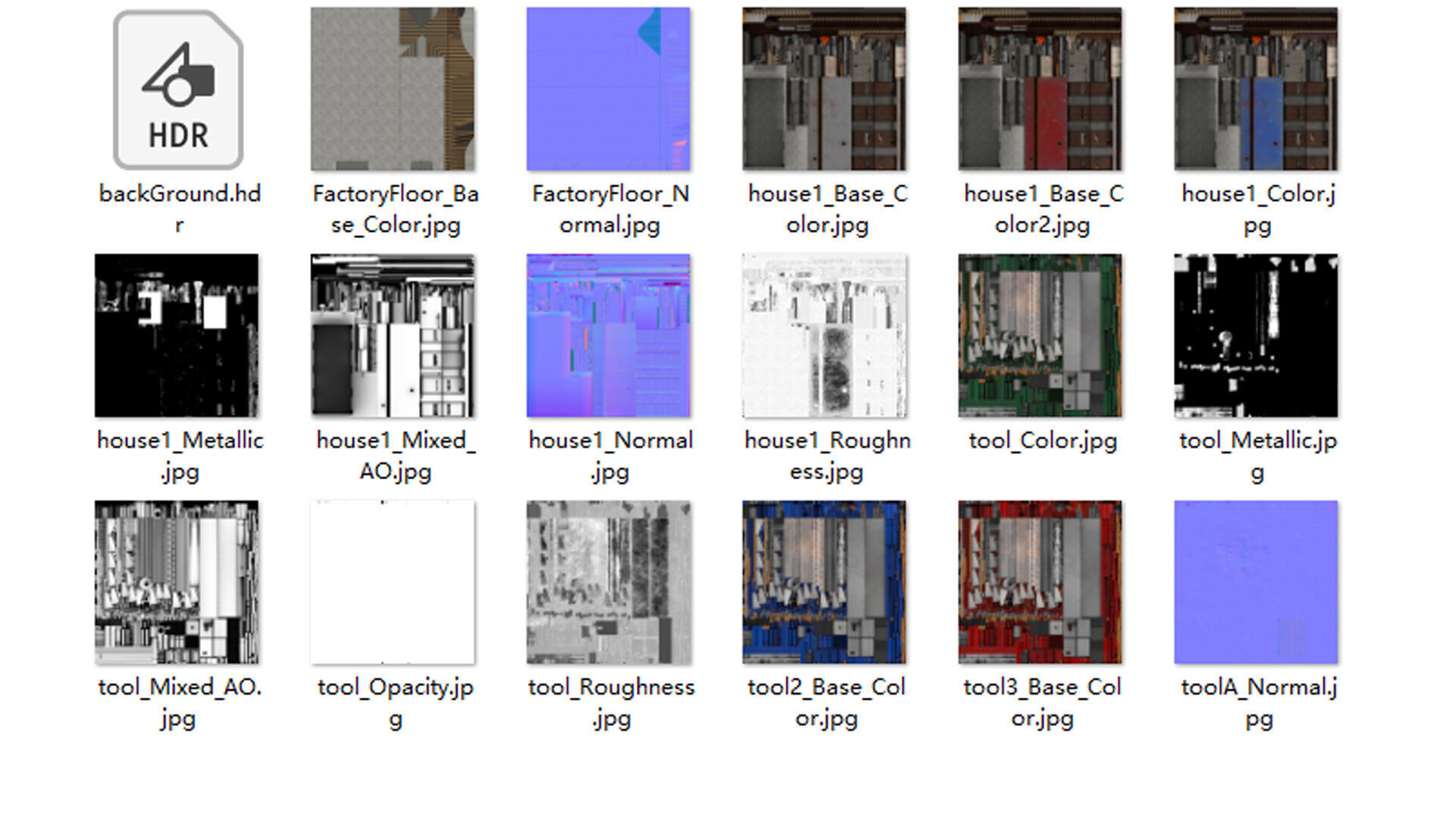 Huge Refinery Low-poly 3D model_12