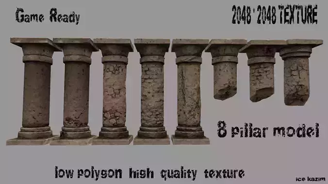 pillar set 1 columns