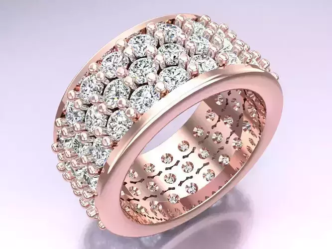 Diamond Ring - Womens Rings - N415412 3D print model