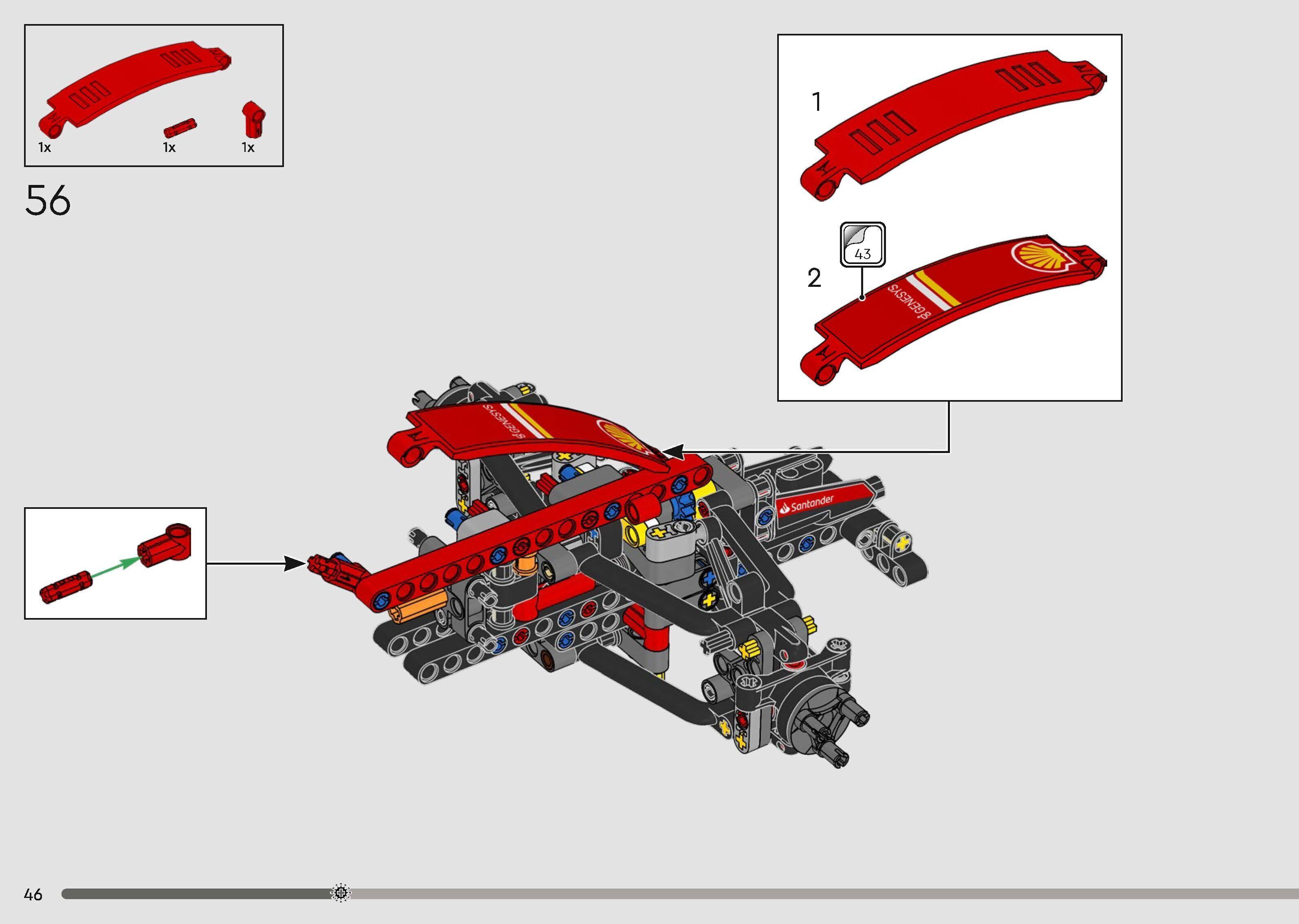 TwindBricks3D - 42207 Ferrari SF-24 F1 Car 3D print model_35