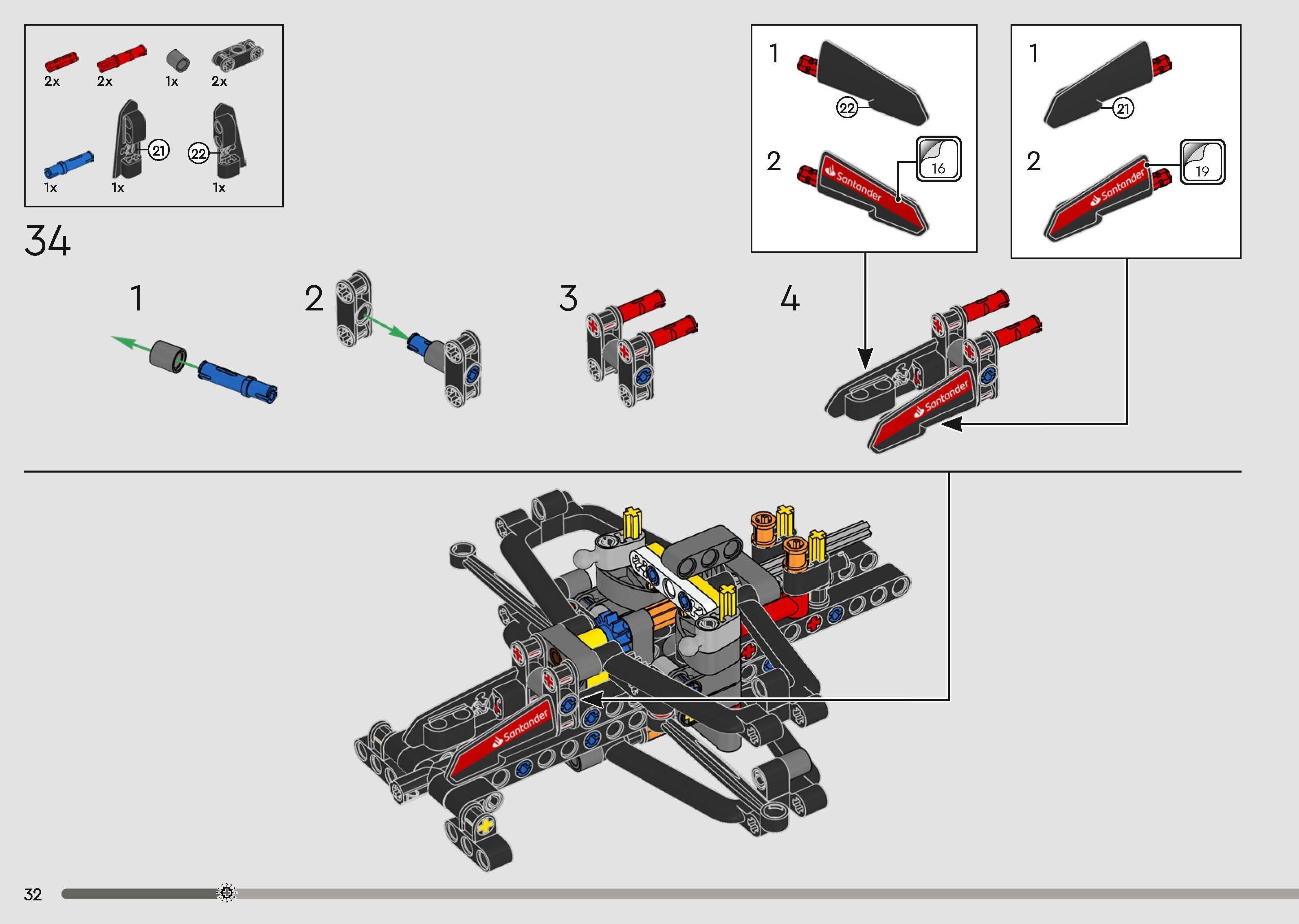 TwindBricks3D - 42207 Ferrari SF-24 F1 Car 3D print model_21