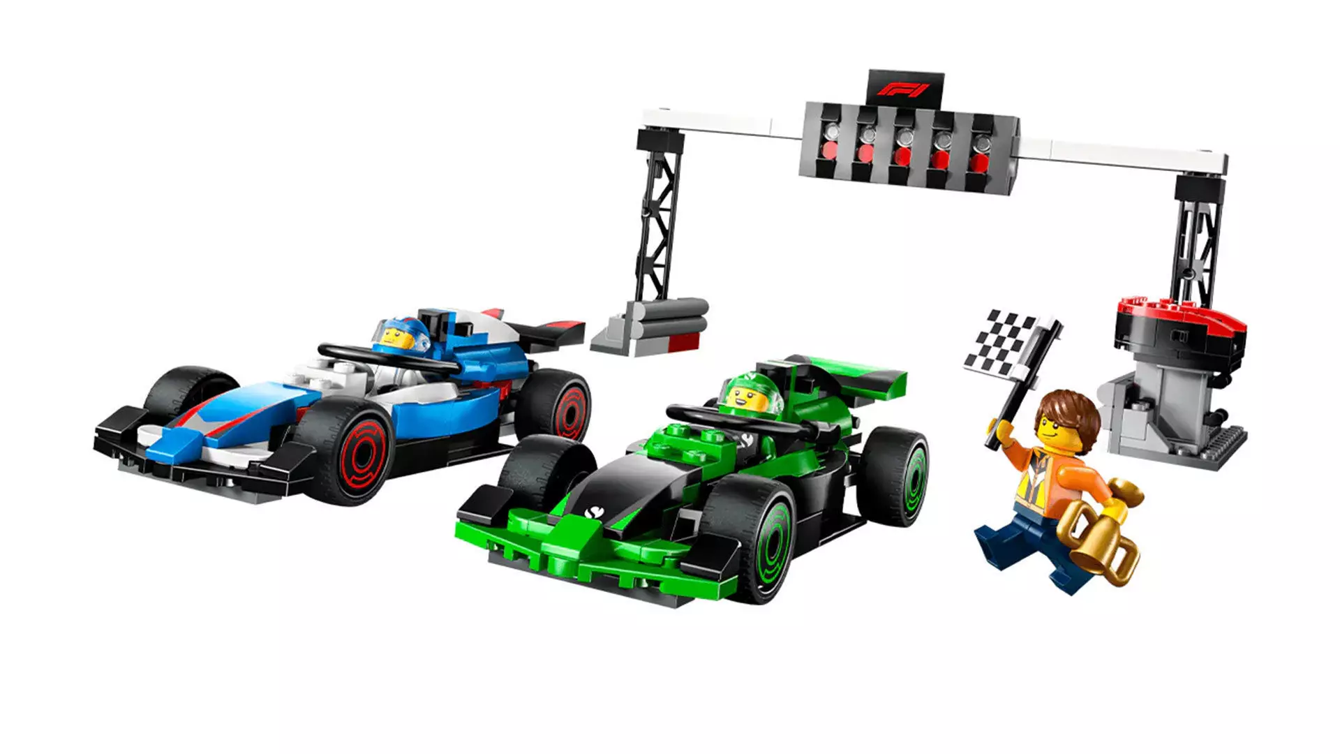 TwindBricks3D - 60474 F1 Grid with VCARB - Sauber-Race-Cars 3D print model_0