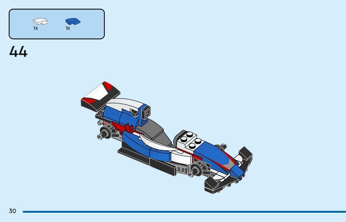 TwindBricks3D - 60474 F1 Grid with VCARB - Sauber-Race-Cars 3D print model_32