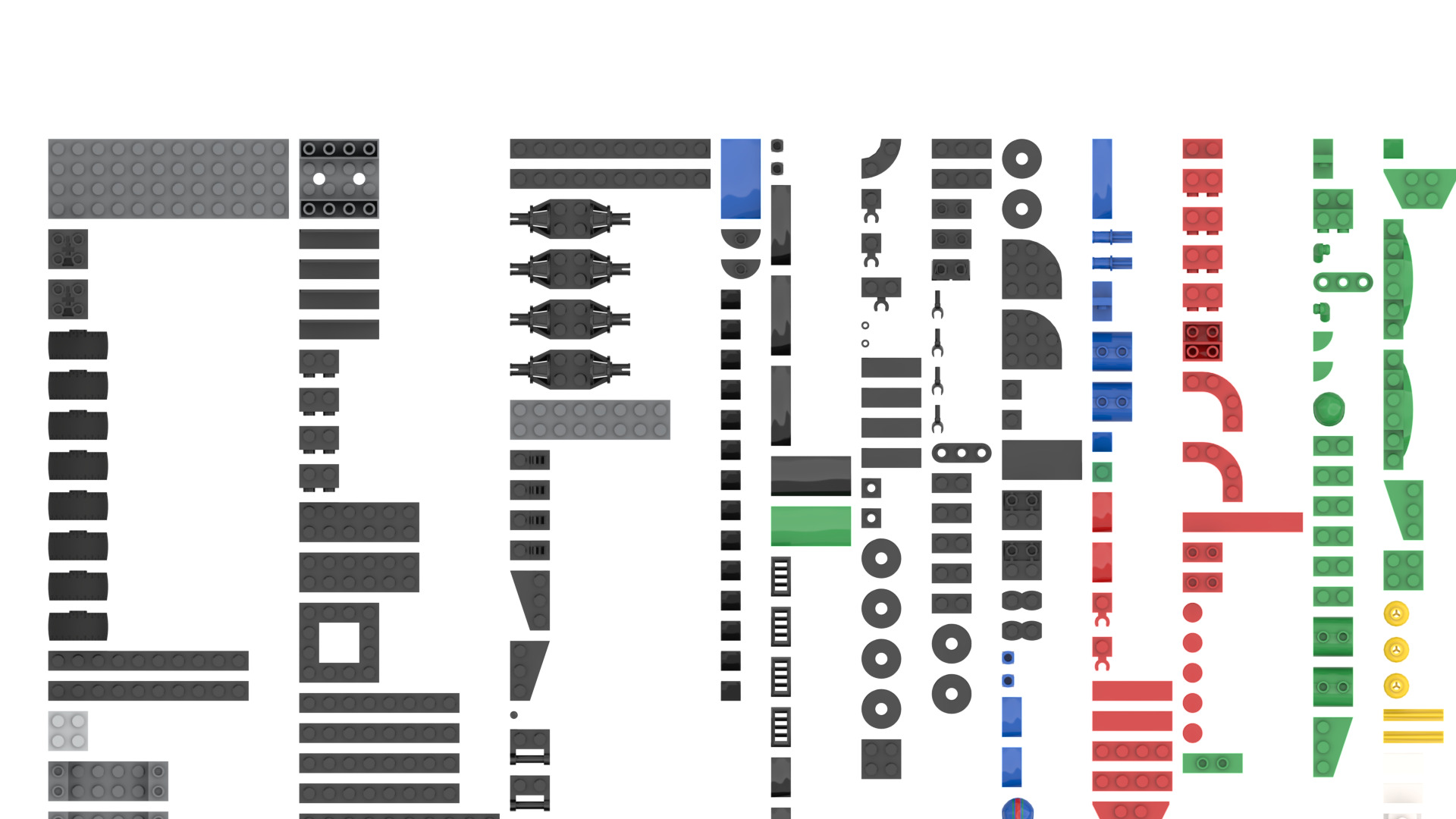 TwindBricks3D - 60474 F1 Grid with VCARB - Sauber-Race-Cars 3D print model_1