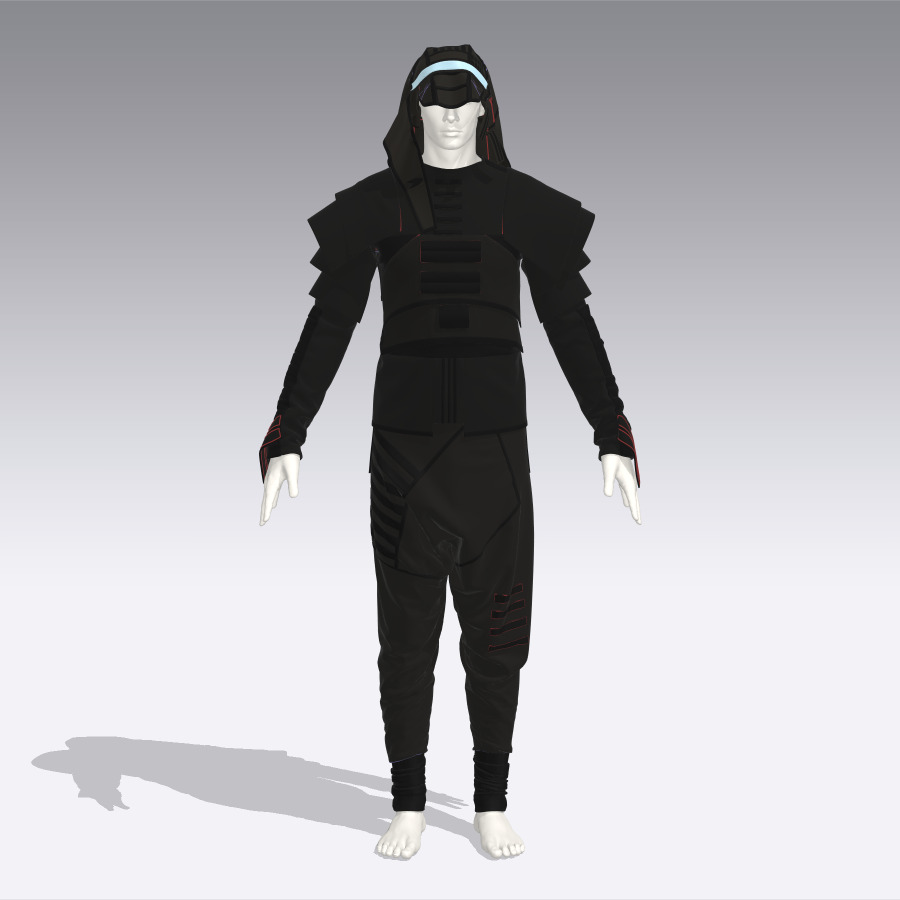 DARK SHADOW NINJA 3D model_2