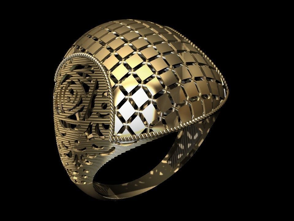 Ring For Lathe or engraver pen 3D print model_1