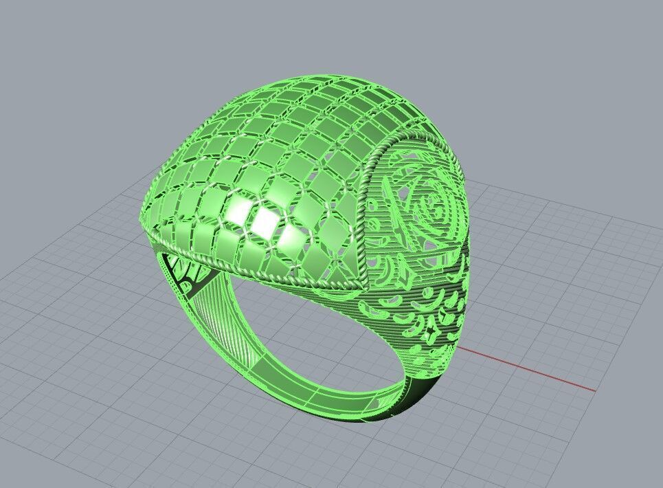 Ring For Lathe or engraver pen 3D print model_4