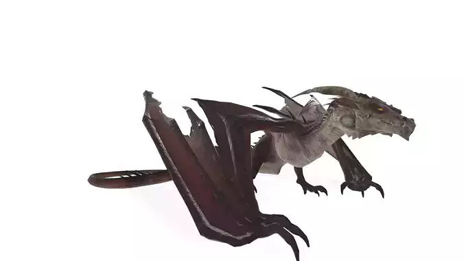 Epic Mythical Dragon Detailed Rigged 3D Model