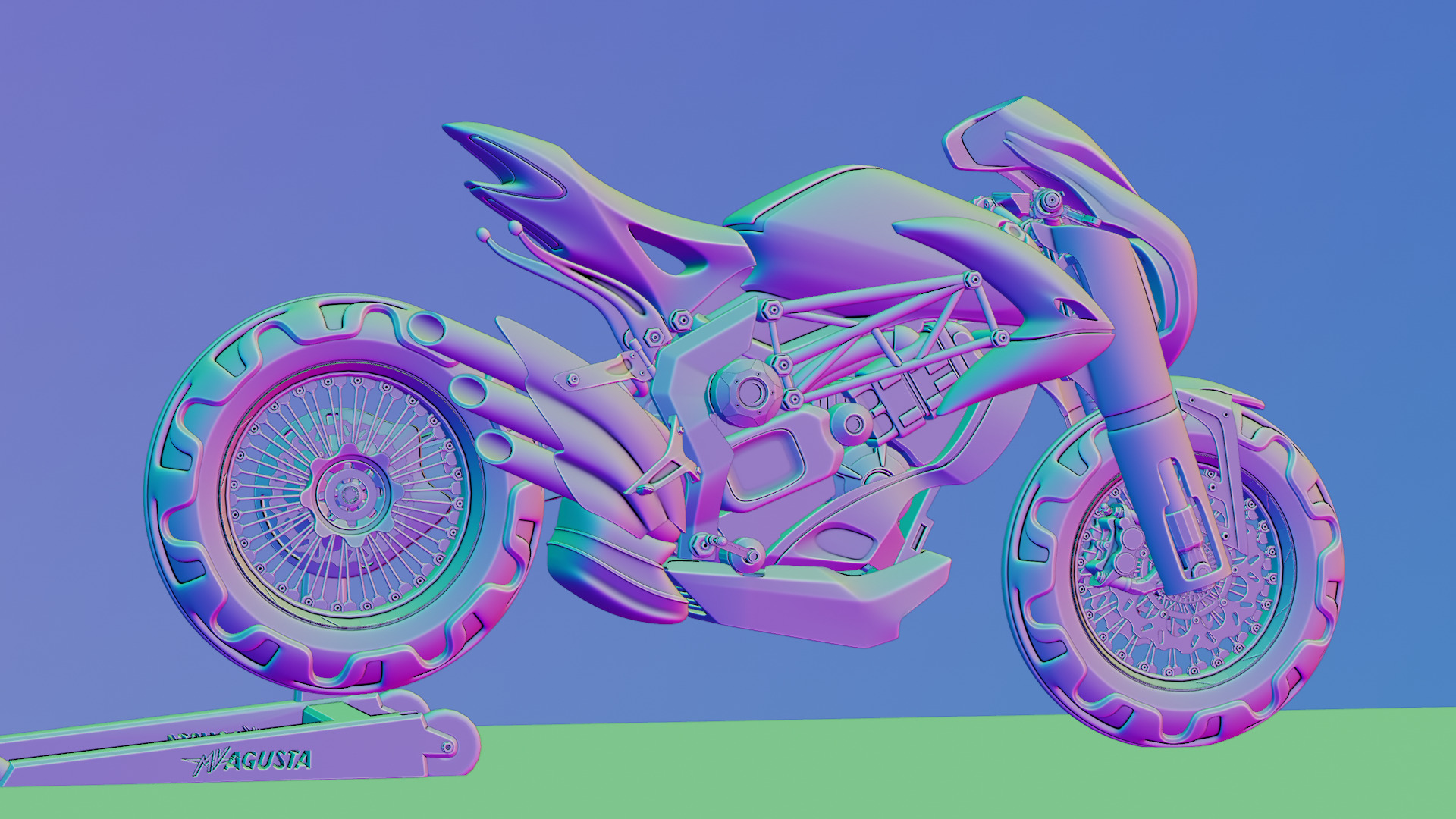 MV Agusta  - Concept Superbike 3D model_77