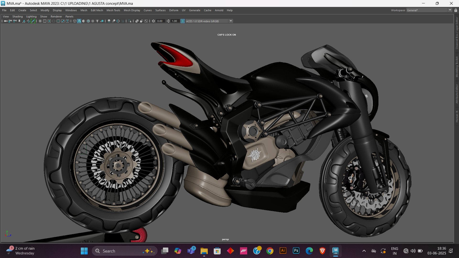 MV Agusta  - Concept Superbike 3D model_19