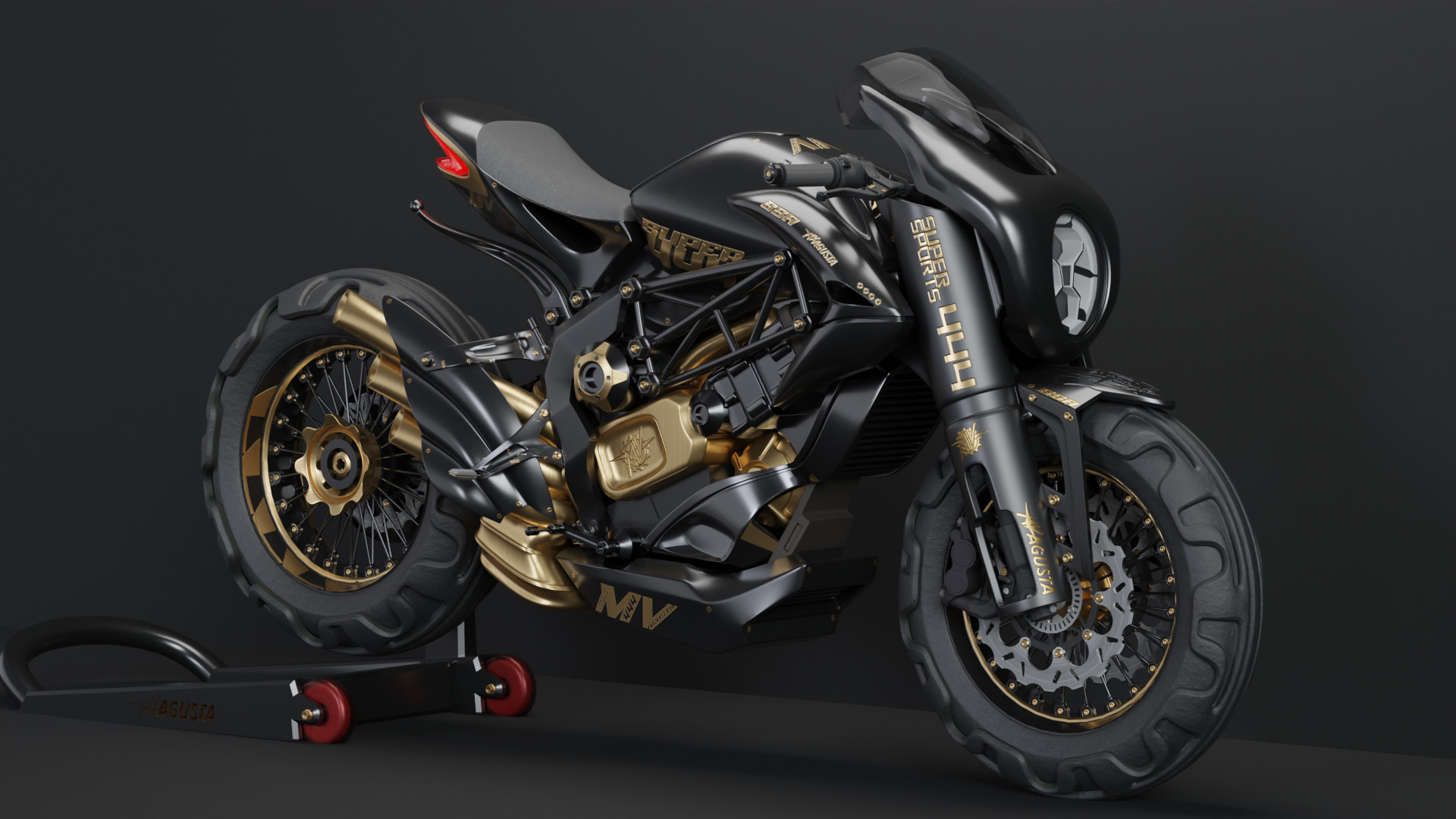 MV Agusta  - Concept Superbike 3D model_6