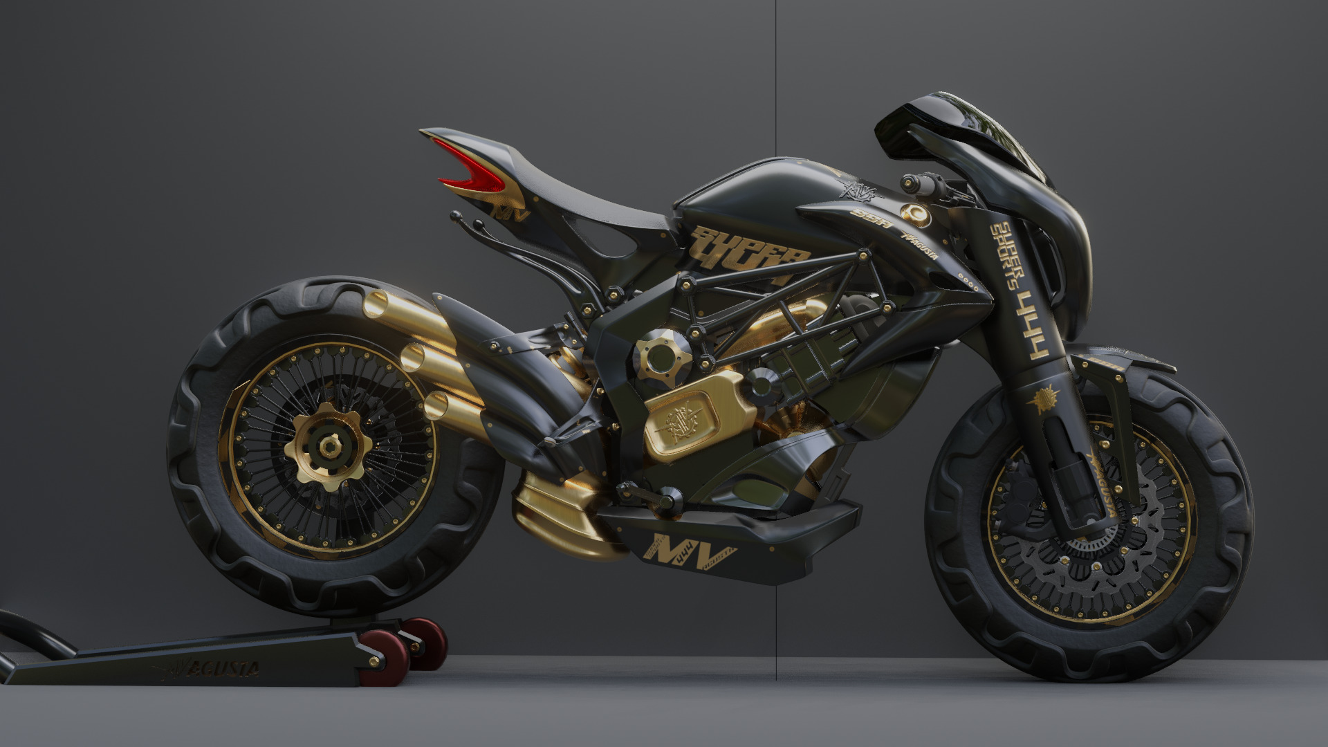 MV Agusta  - Concept Superbike 3D model_28