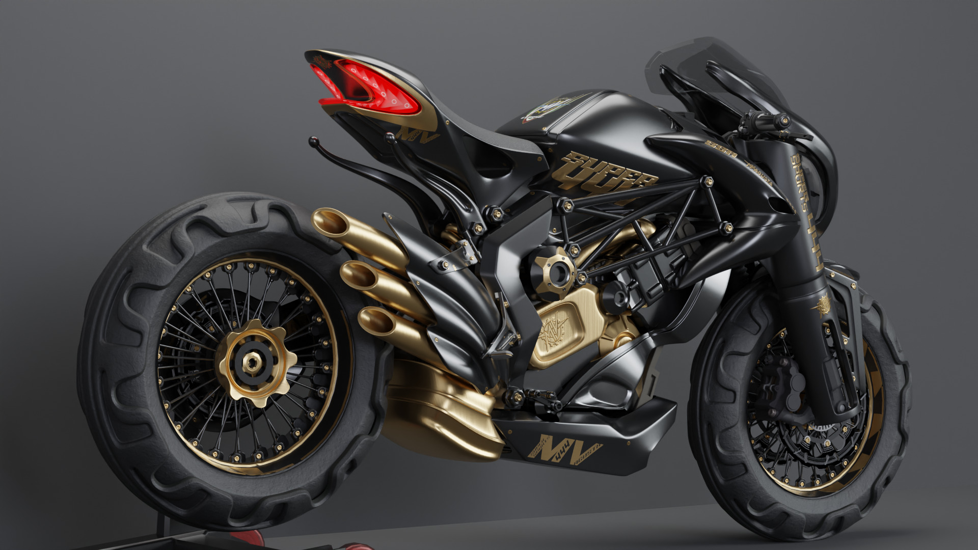 MV Agusta  - Concept Superbike 3D model_8