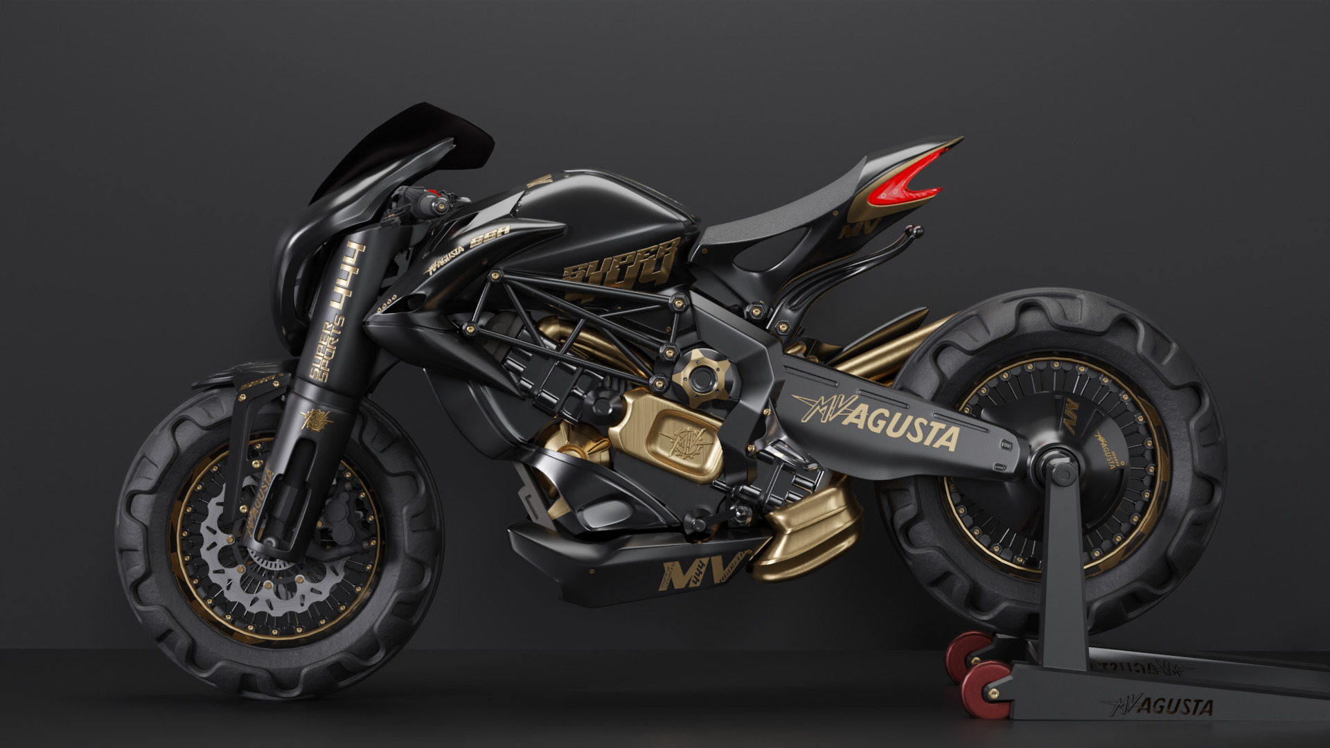 MV Agusta  - Concept Superbike 3D model_3
