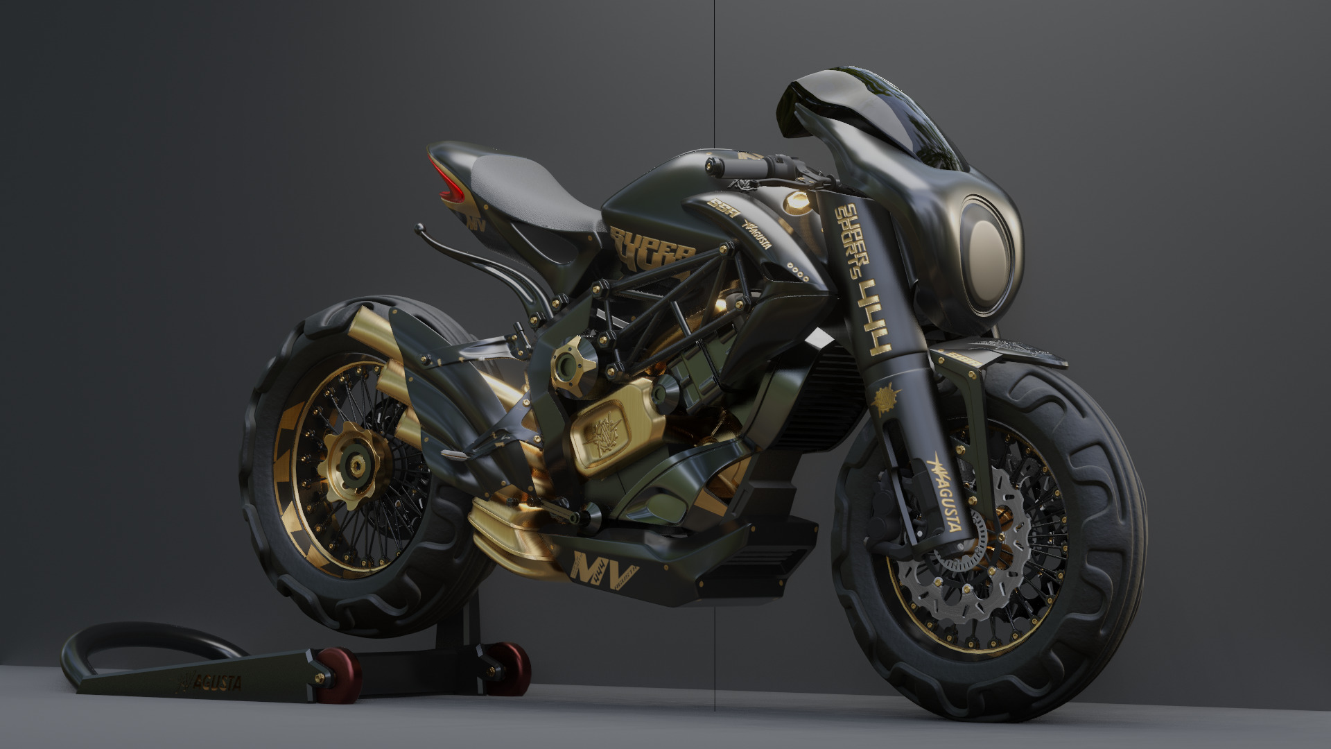 MV Agusta  - Concept Superbike 3D model_54