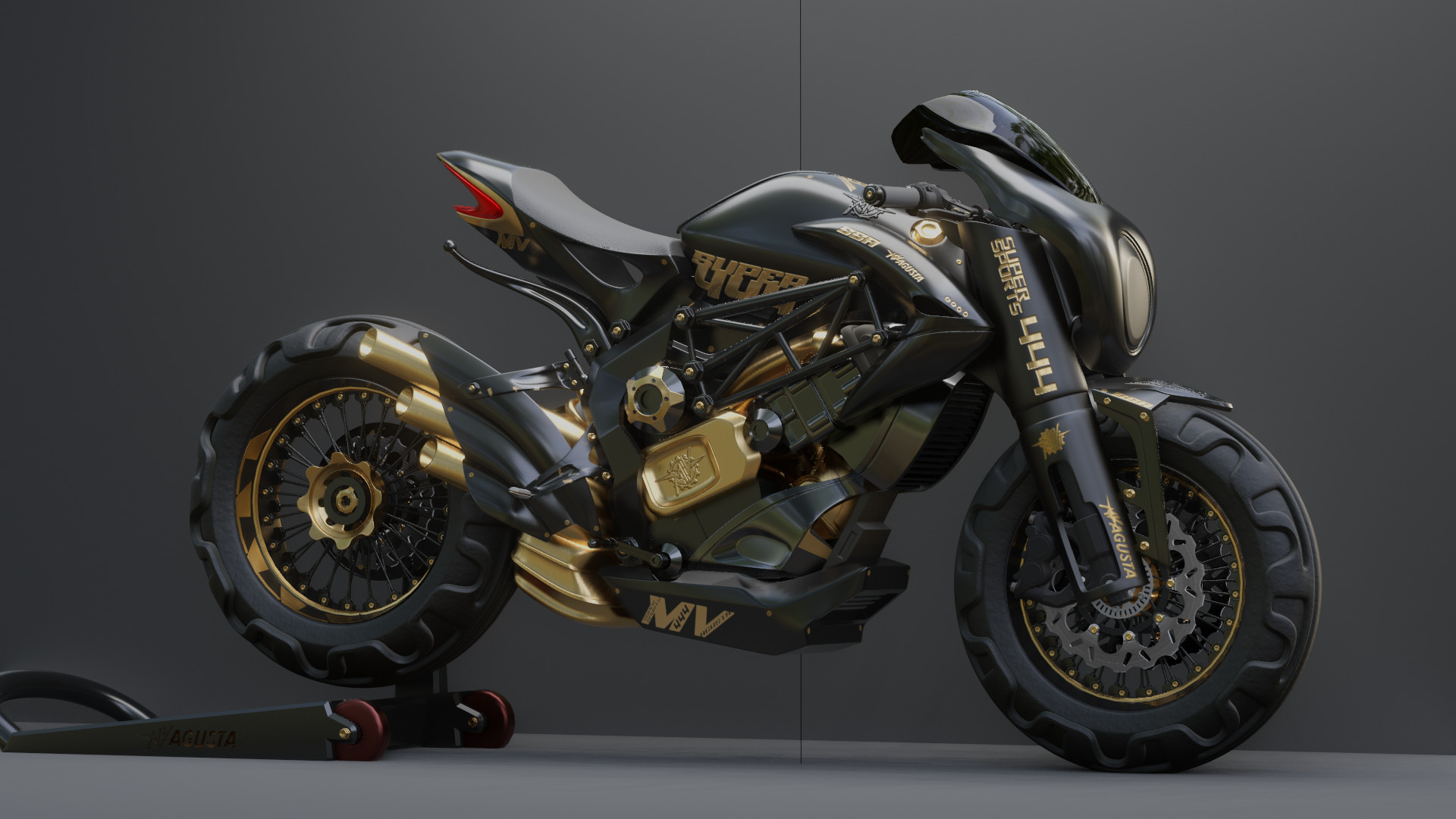 MV Agusta  - Concept Superbike 3D model_31