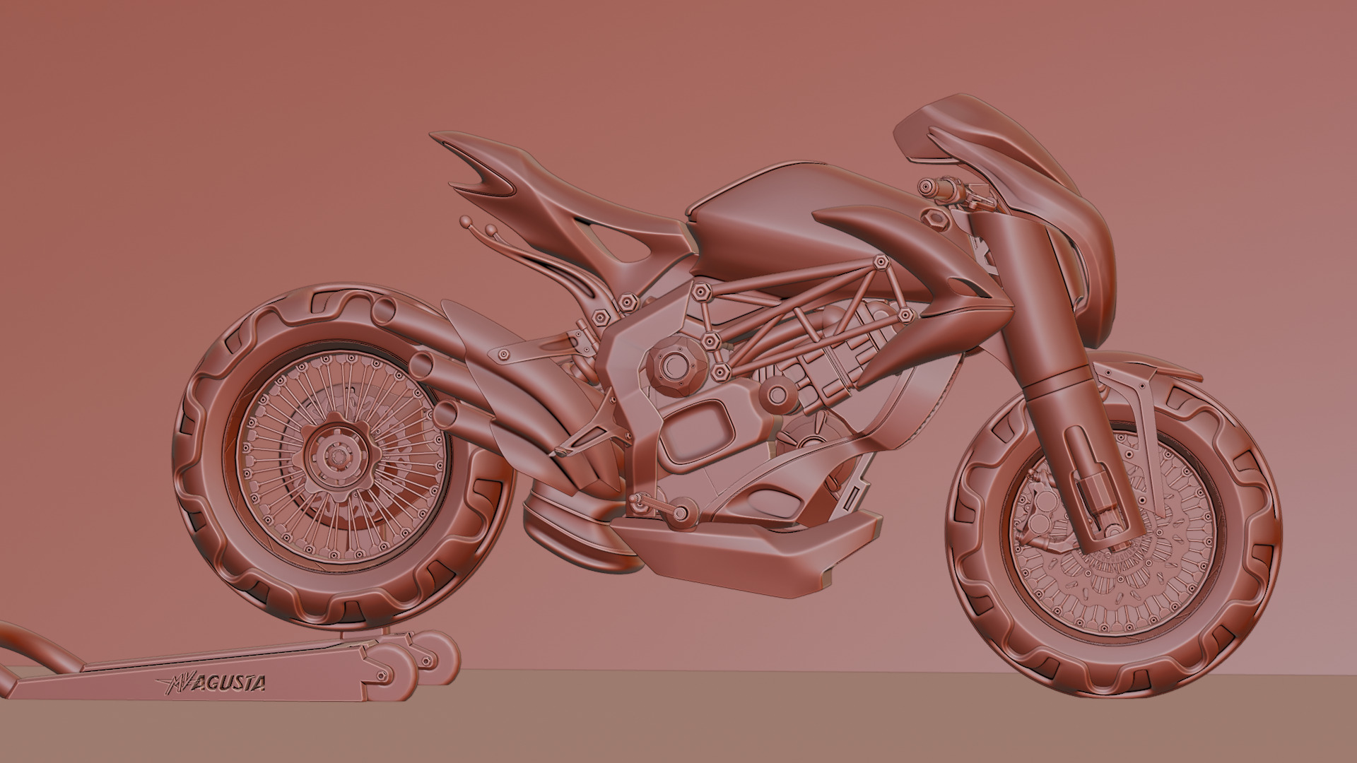 MV Agusta  - Concept Superbike 3D model_88