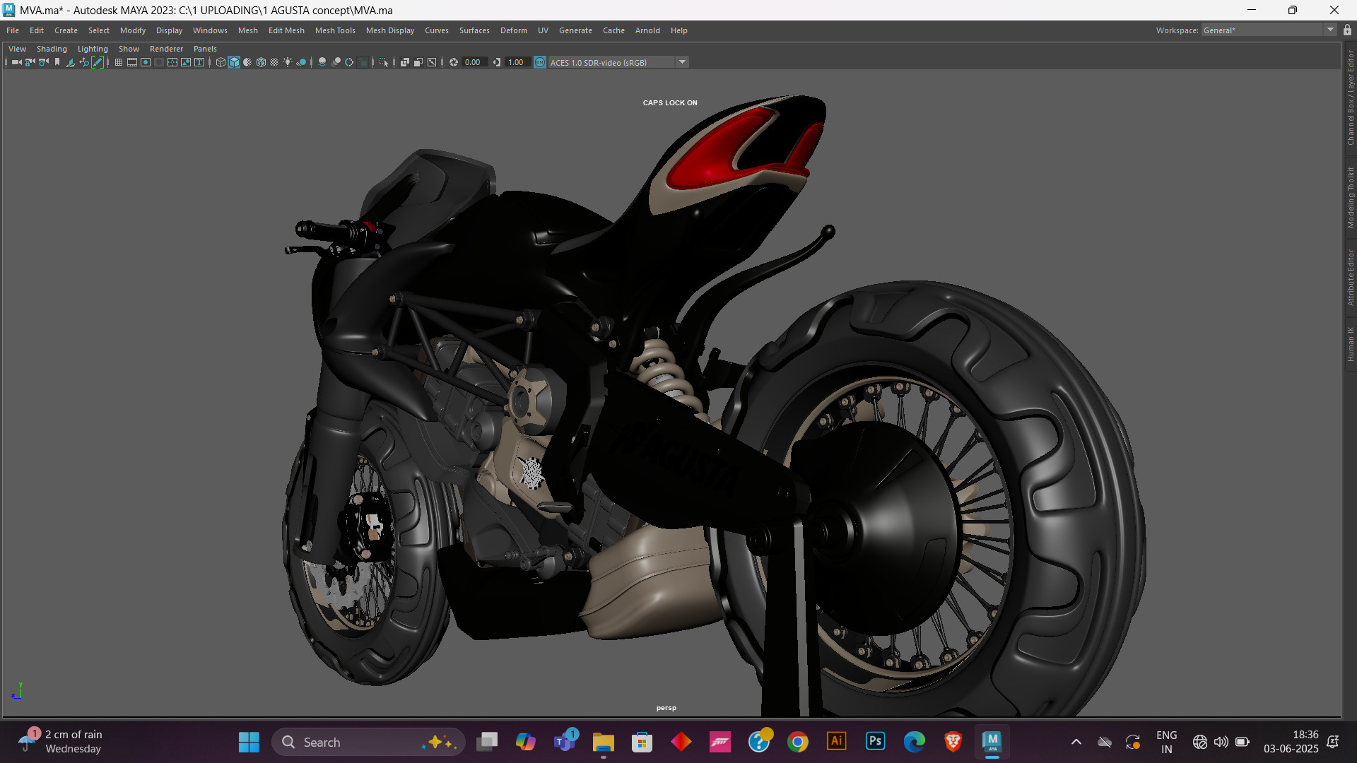 MV Agusta  - Concept Superbike 3D model_21