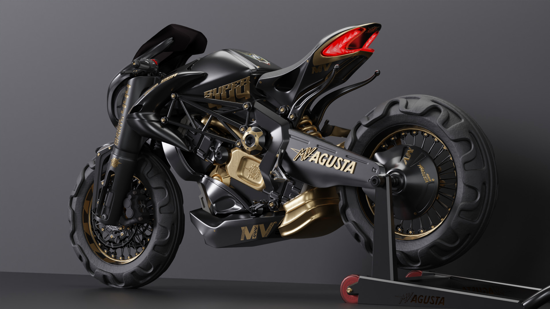 MV Agusta  - Concept Superbike 3D model_4