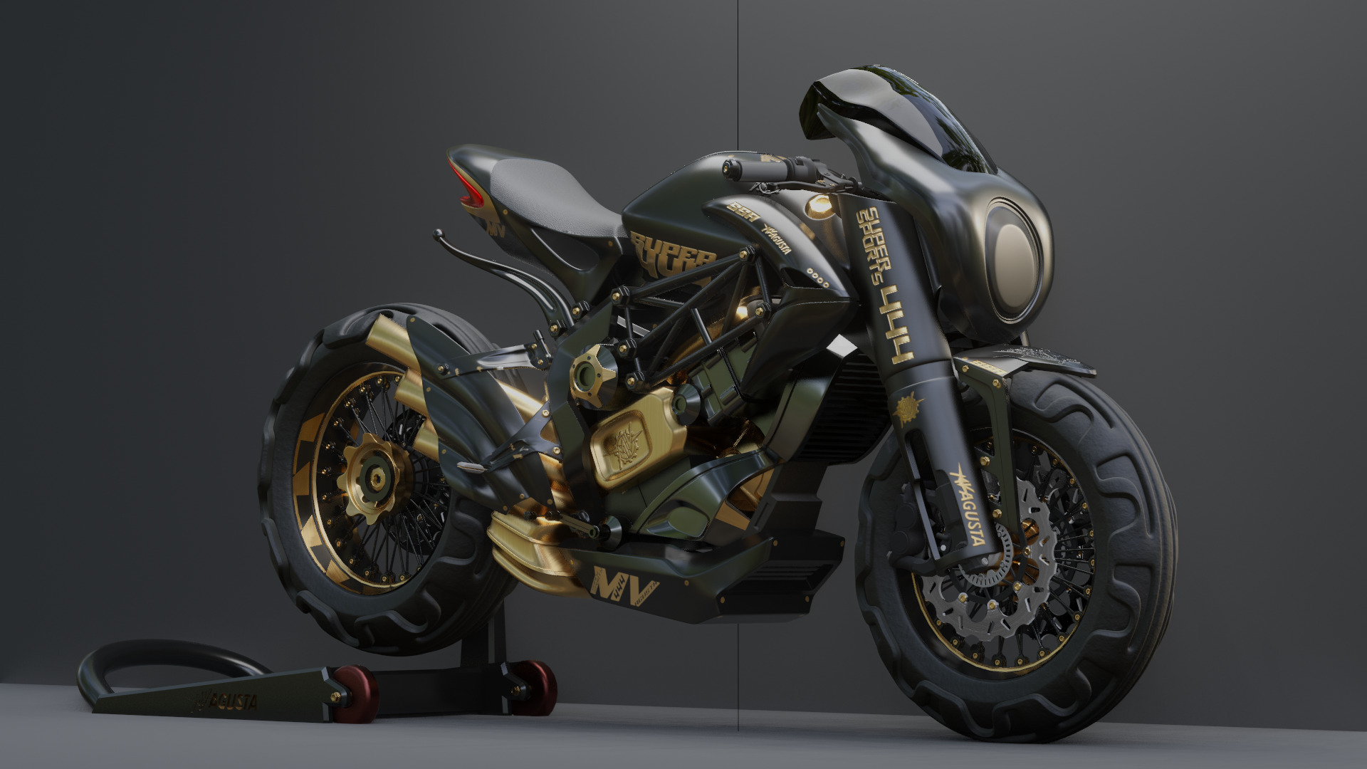 MV Agusta  - Concept Superbike 3D model_37