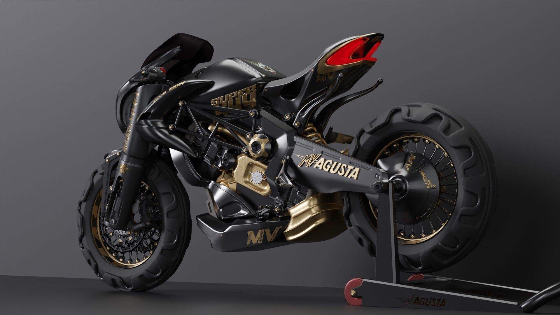 MV Agusta  - Concept Superbike 3D model_5