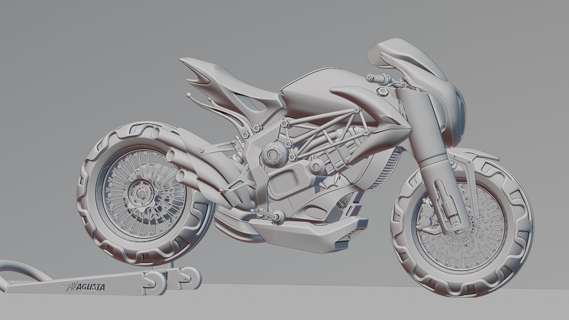 MV Agusta  - Concept Superbike 3D model_74
