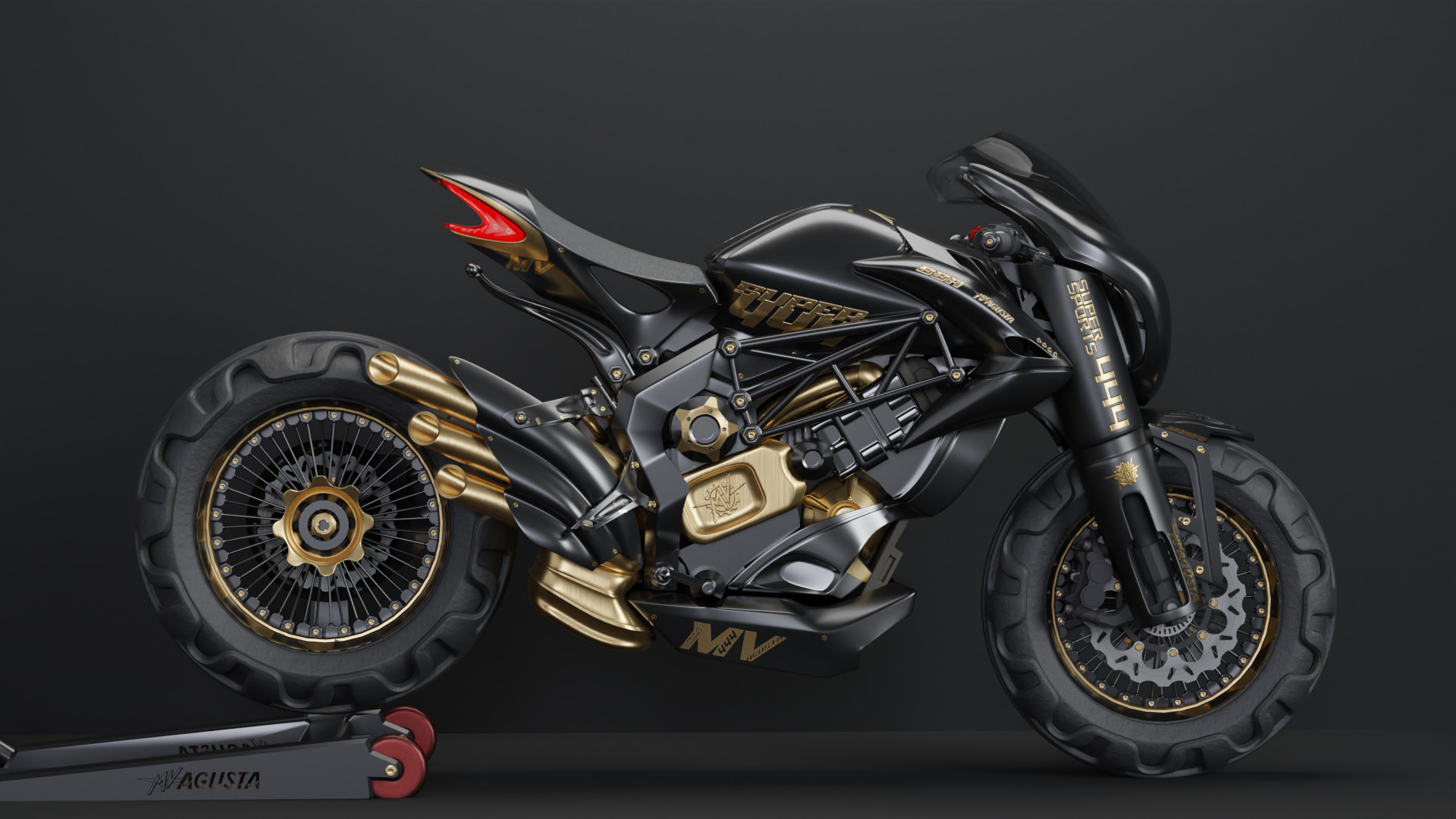 MV Agusta  - Concept Superbike 3D model_2