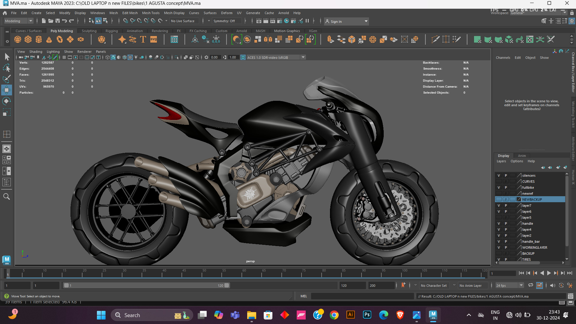 MV Agusta  - Concept Superbike 3D model_16