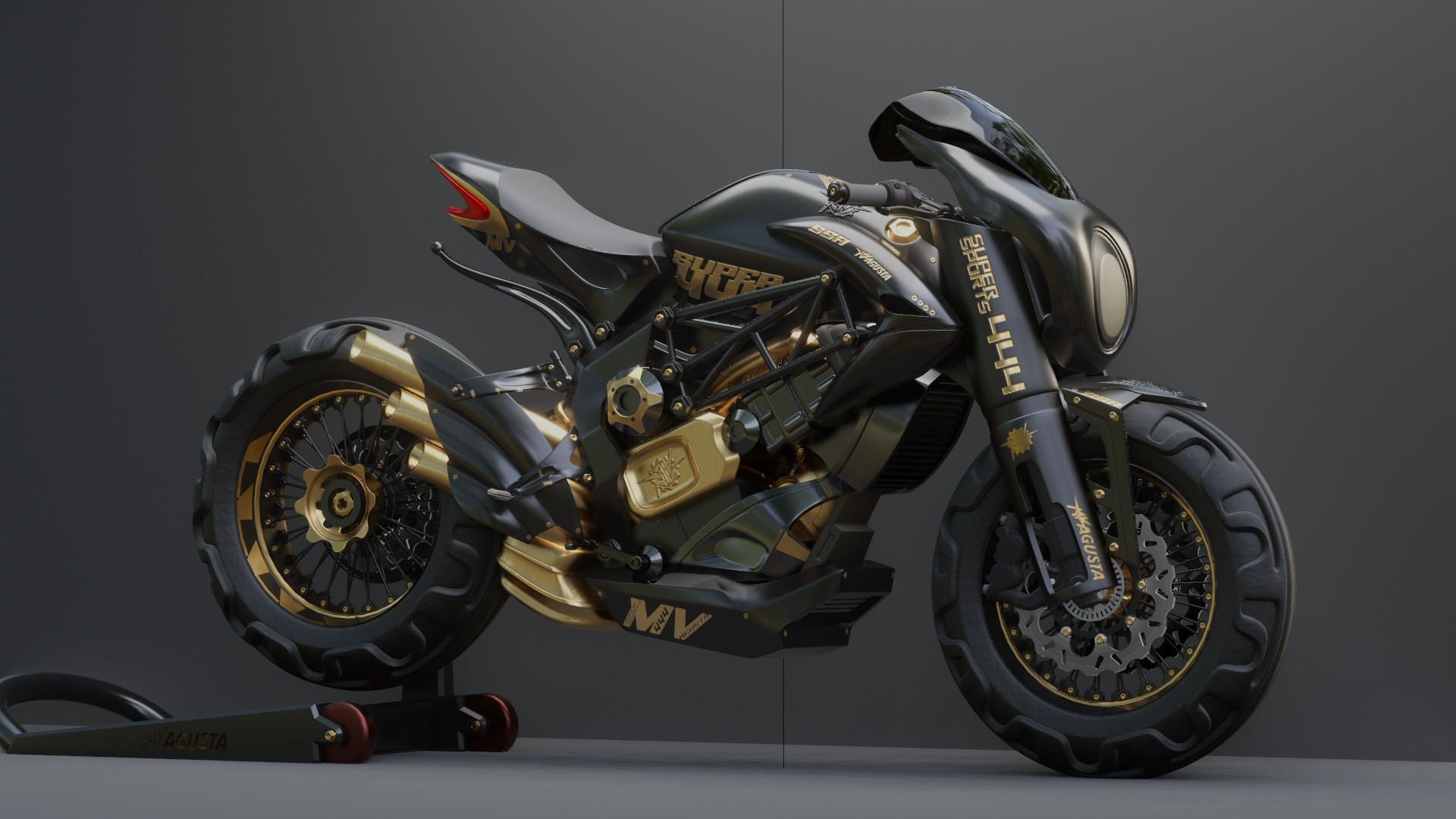 MV Agusta  - Concept Superbike 3D model_45