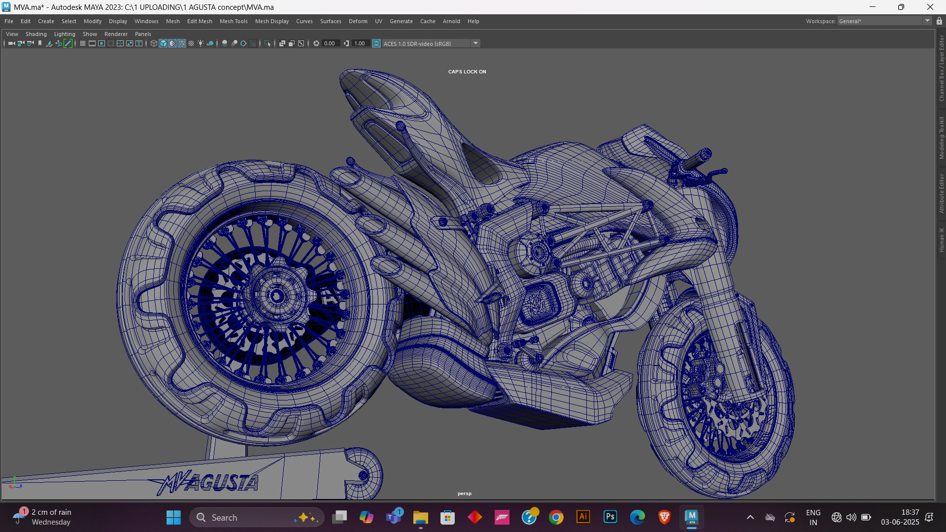 MV Agusta  - Concept Superbike 3D model_13