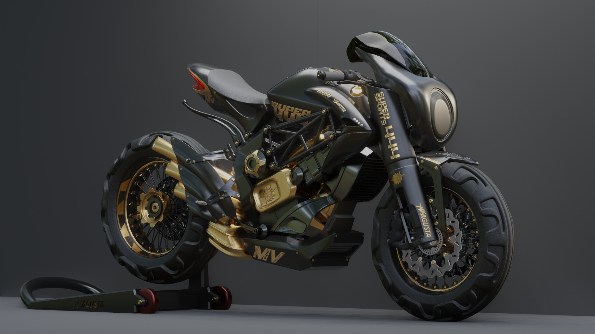 MV Agusta  - Concept Superbike 3D model_32
