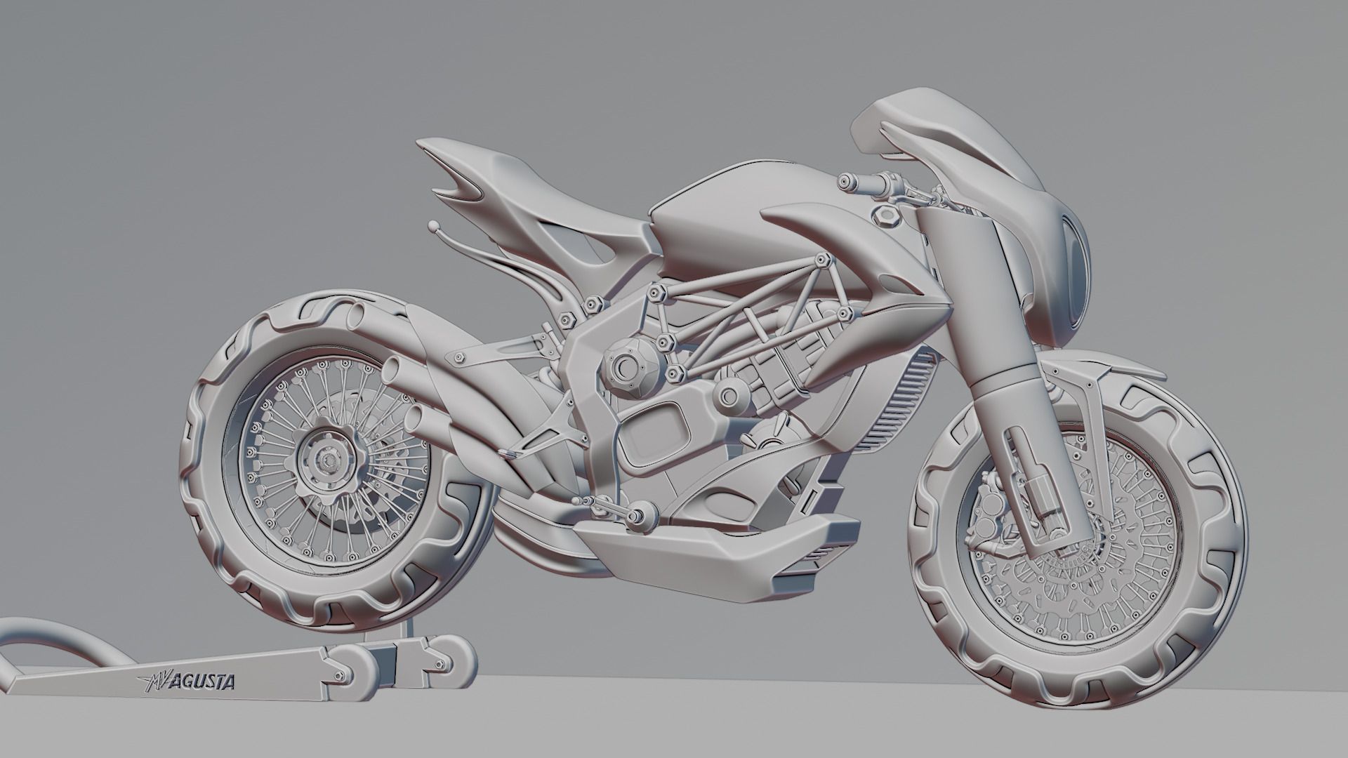 MV Agusta  - Concept Superbike 3D model_78