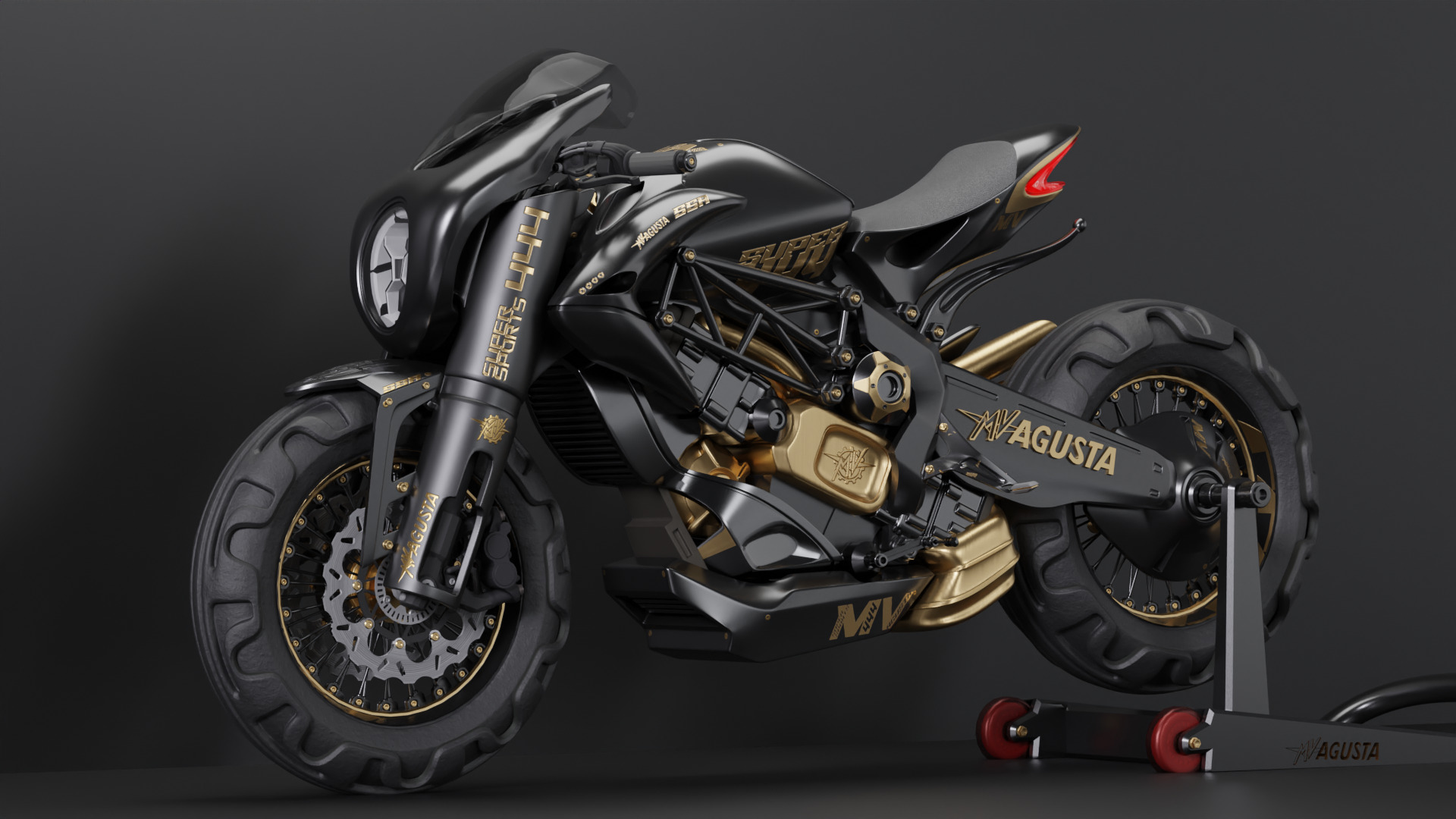 MV Agusta  - Concept Superbike 3D model_1