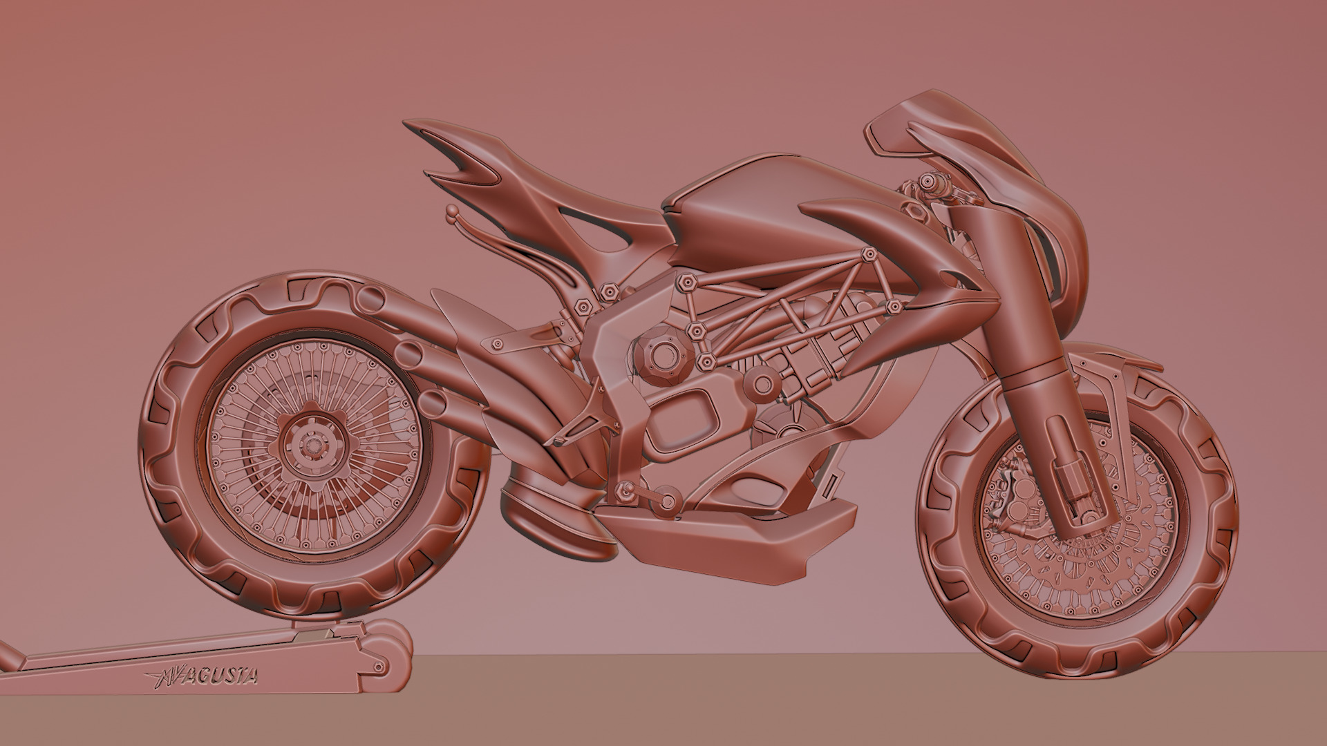 MV Agusta  - Concept Superbike 3D model_79