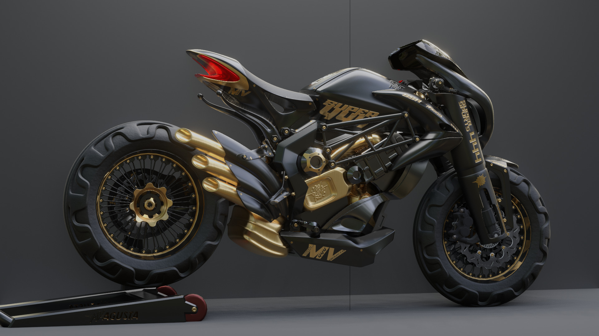 MV Agusta  - Concept Superbike 3D model_46
