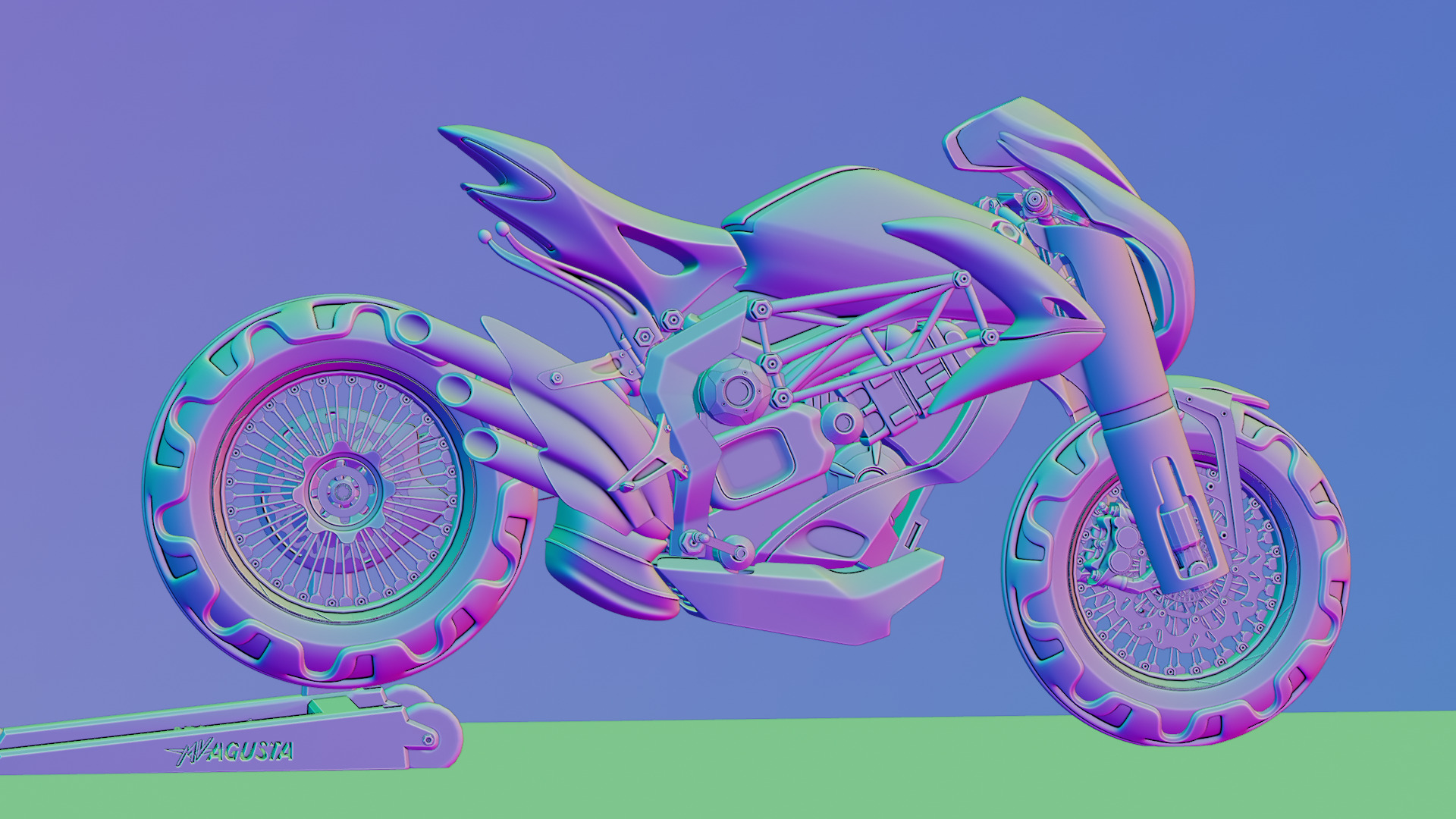 MV Agusta  - Concept Superbike 3D model_75