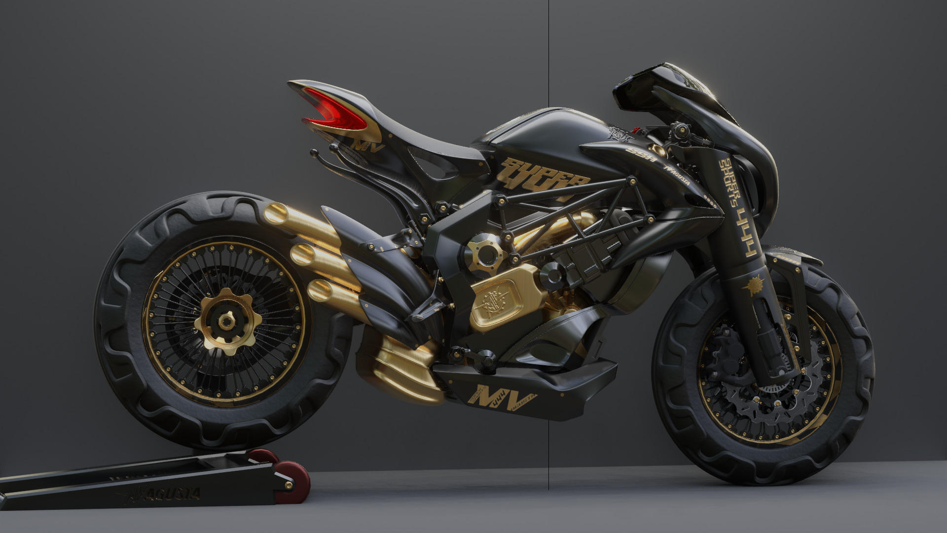 MV Agusta  - Concept Superbike 3D model_53