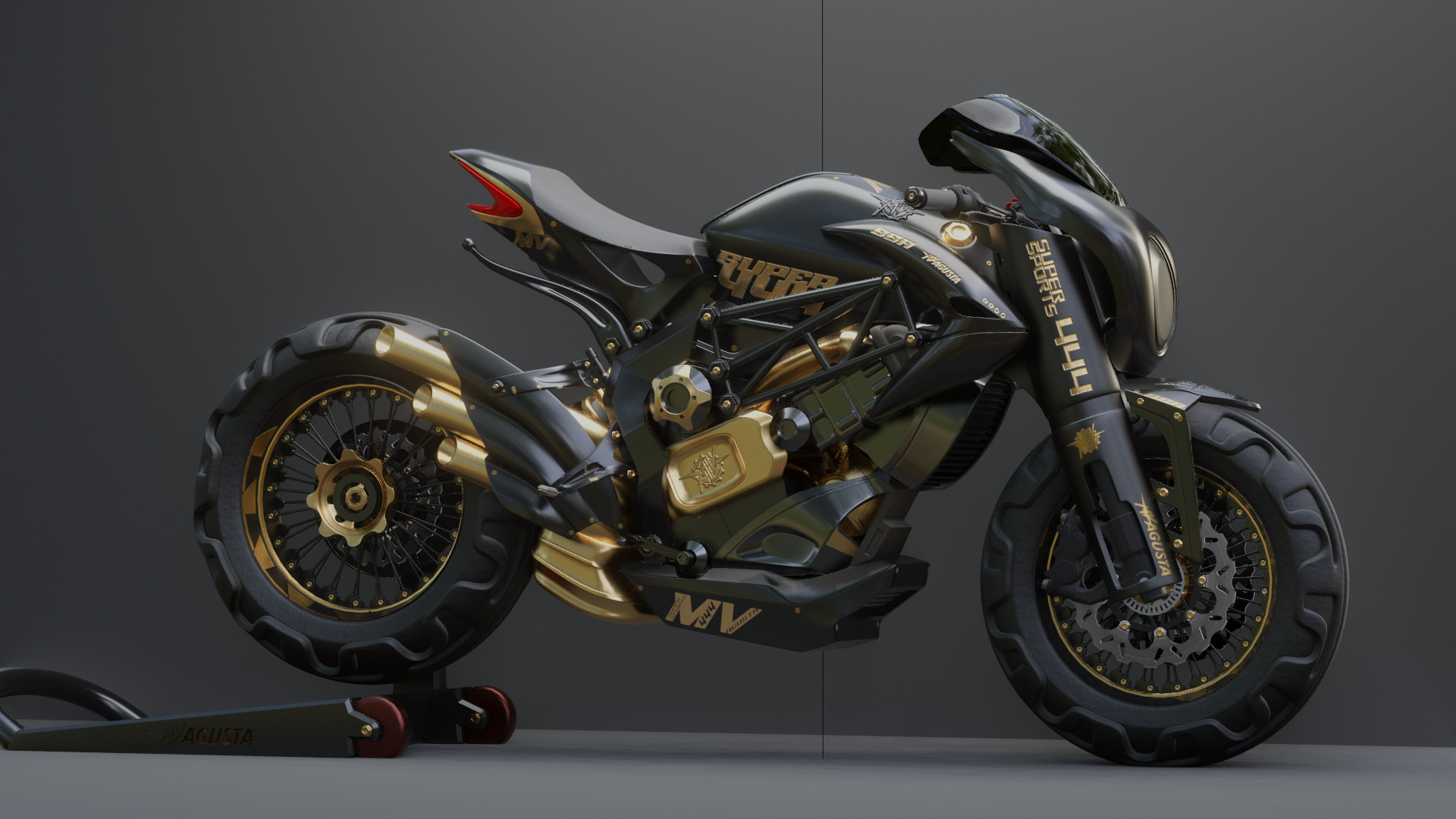 MV Agusta  - Concept Superbike 3D model_44