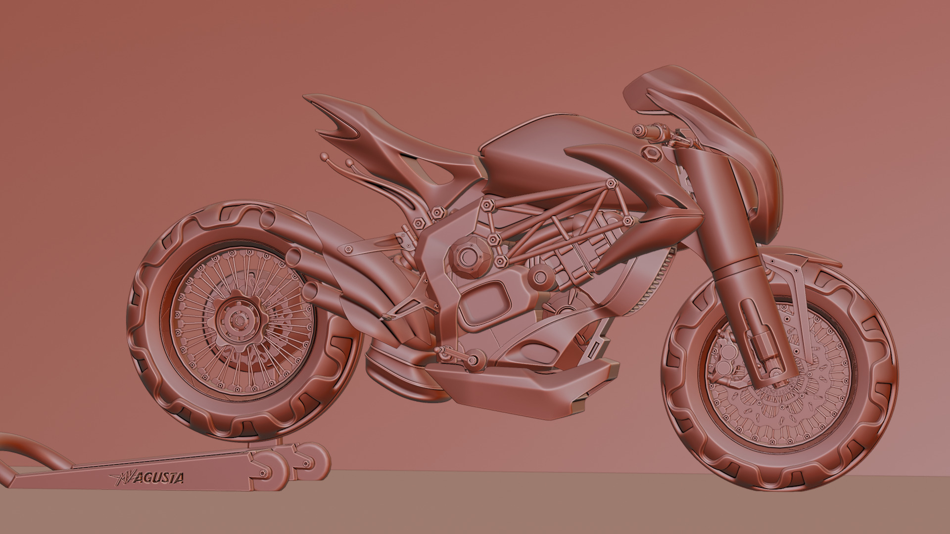 MV Agusta  - Concept Superbike 3D model_86