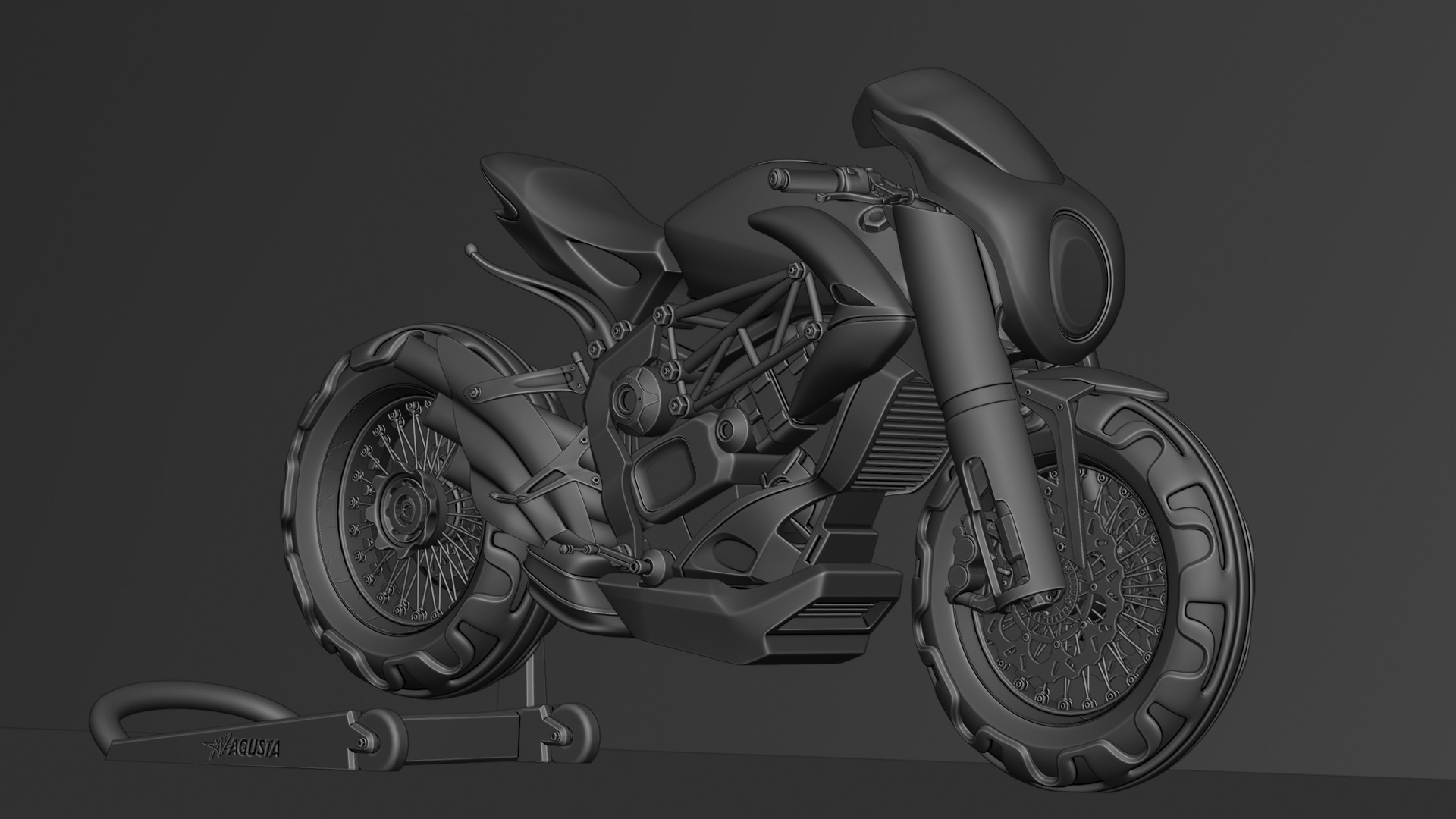 MV Agusta  - Concept Superbike 3D model_57
