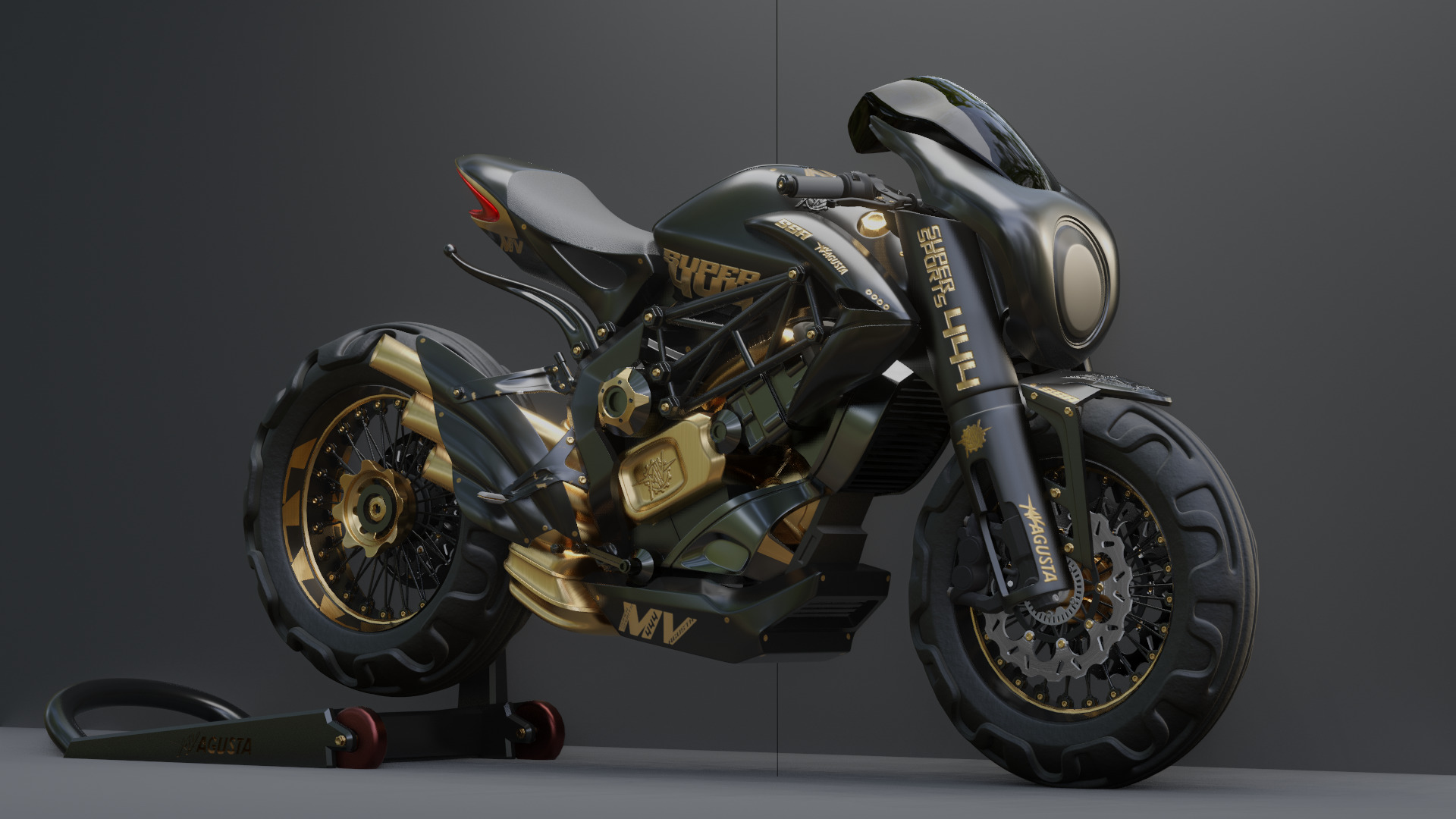 MV Agusta  - Concept Superbike 3D model_58