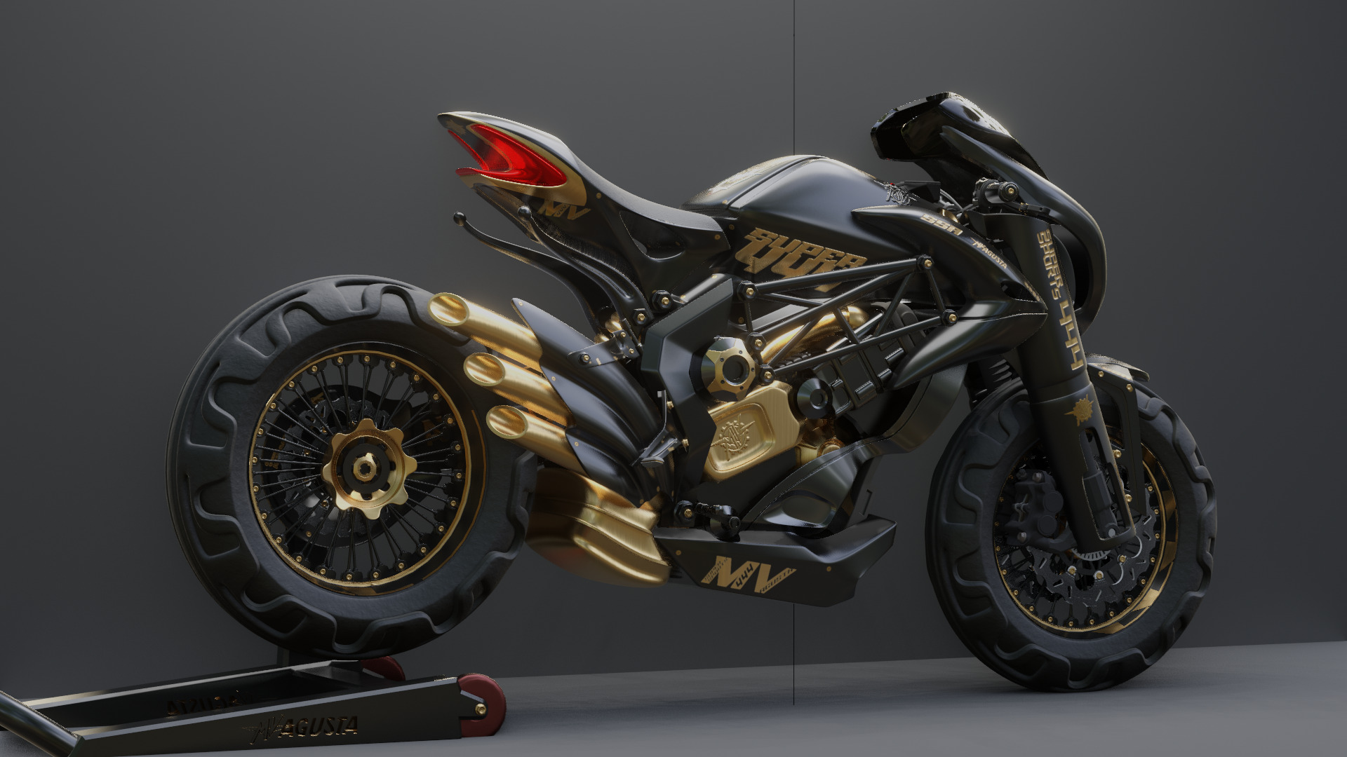 MV Agusta  - Concept Superbike 3D model_26