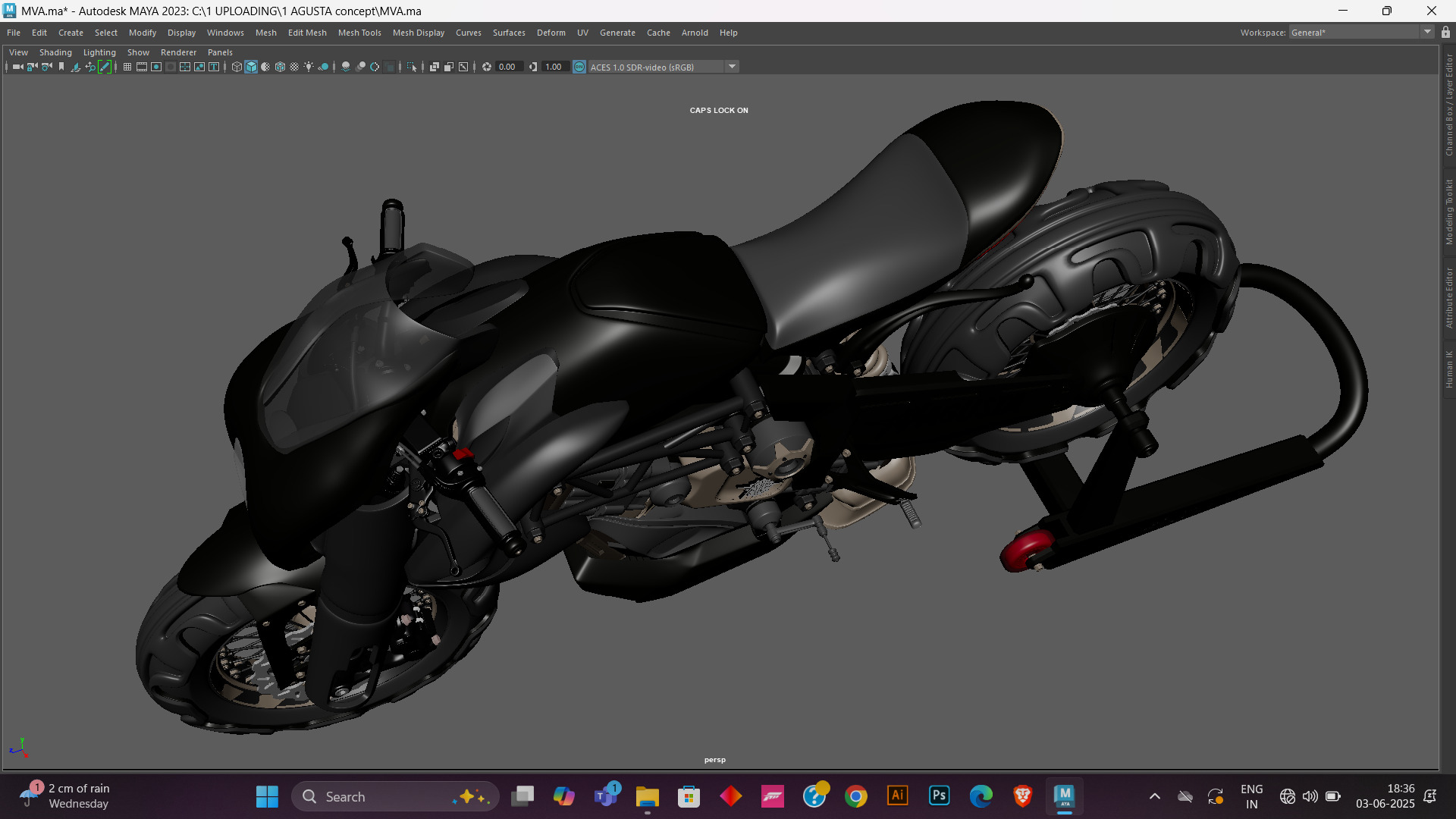 MV Agusta  - Concept Superbike 3D model_22