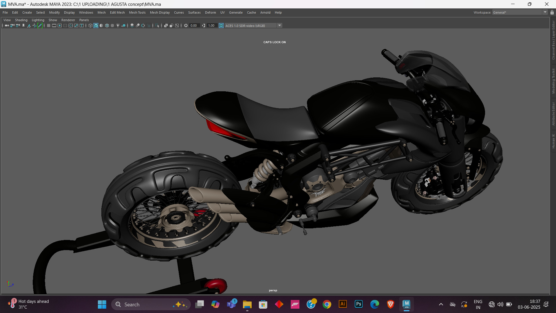 MV Agusta  - Concept Superbike 3D model_15