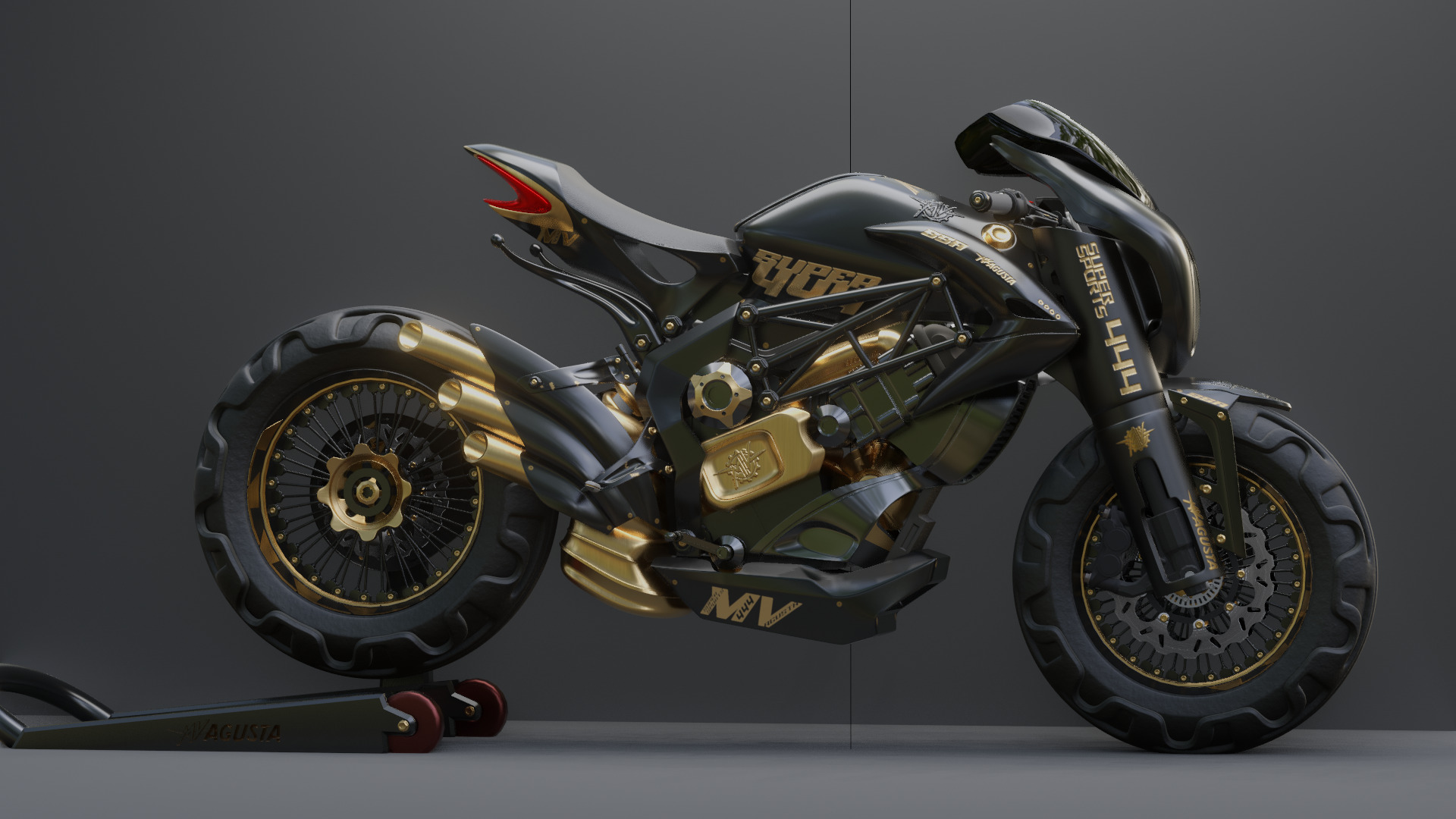 MV Agusta  - Concept Superbike 3D model_34