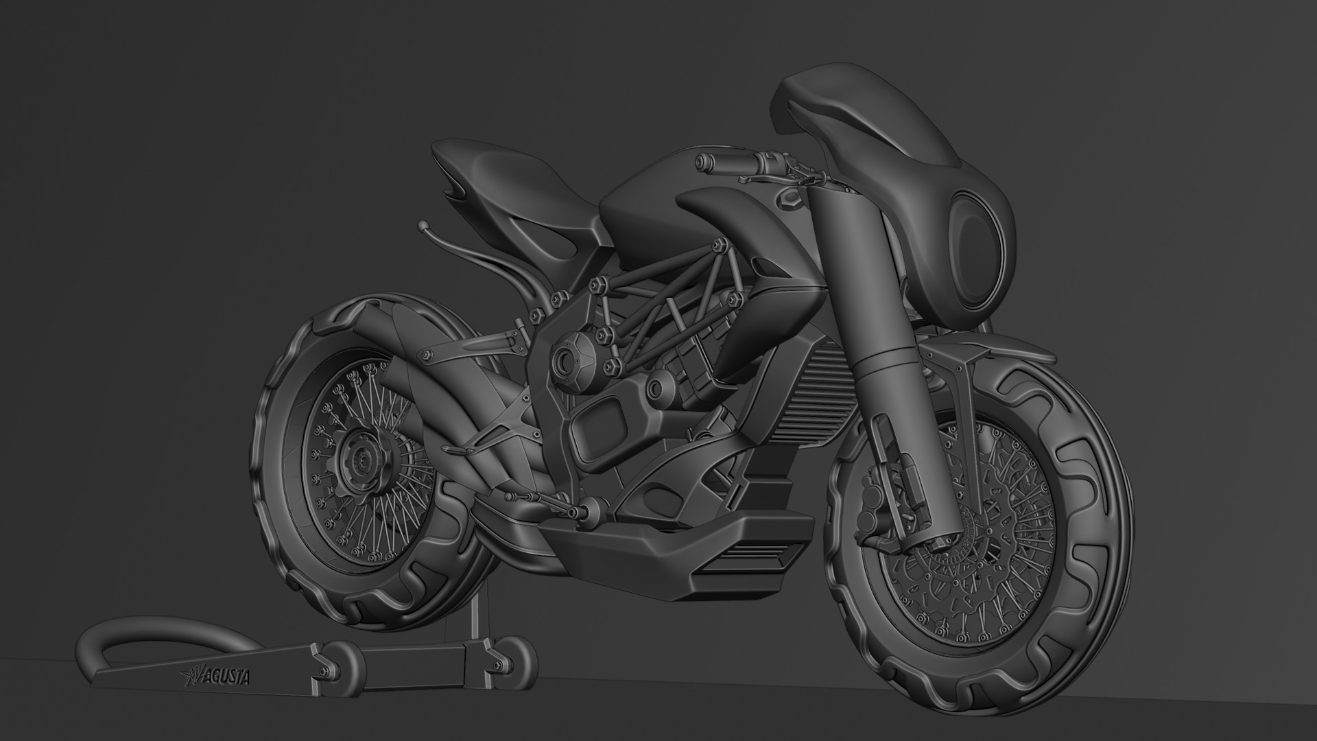 MV Agusta  - Concept Superbike 3D model_64