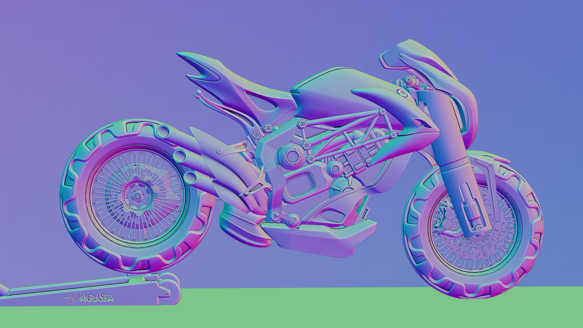 MV Agusta  - Concept Superbike 3D model_82