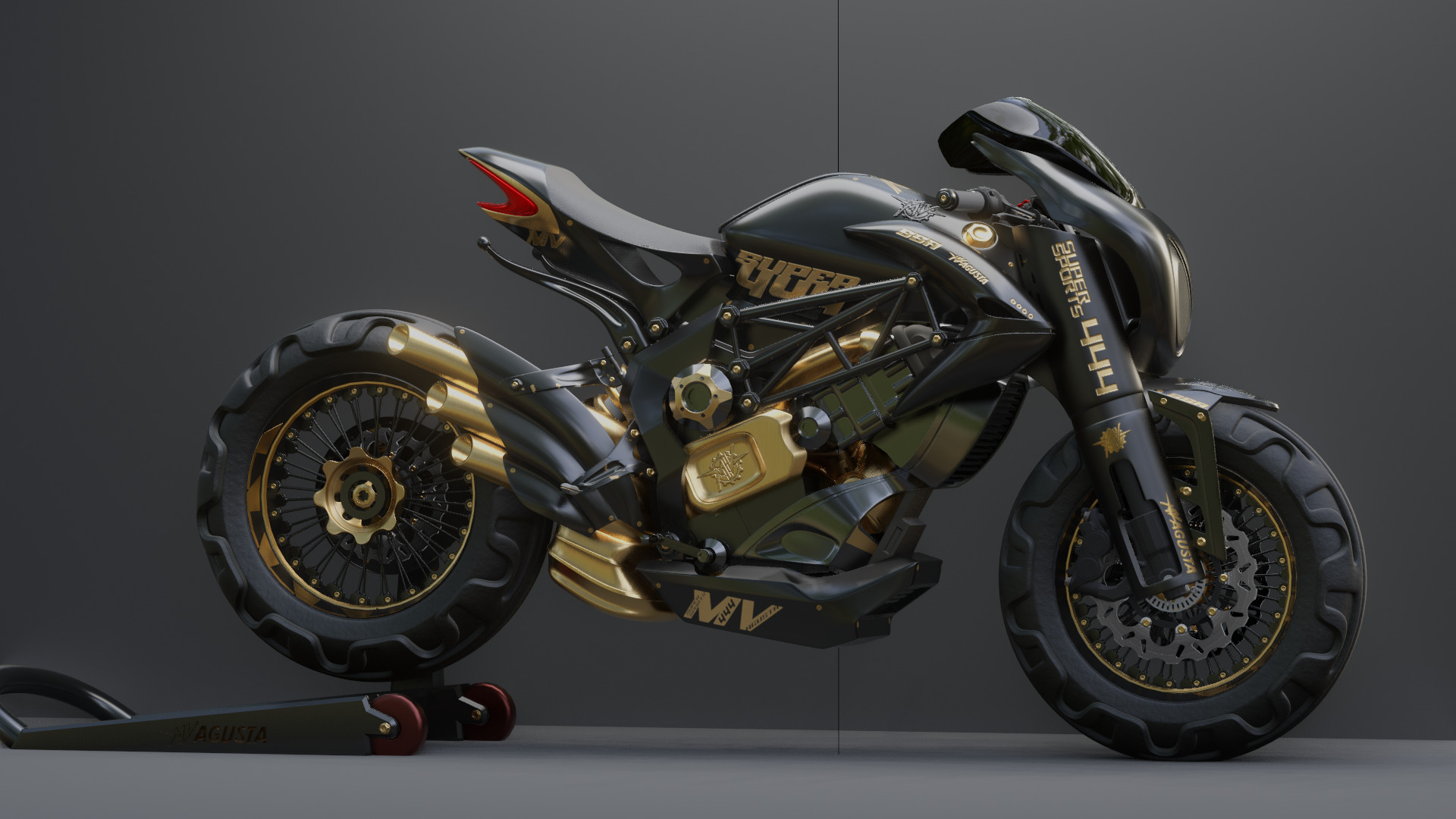 MV Agusta  - Concept Superbike 3D model_39